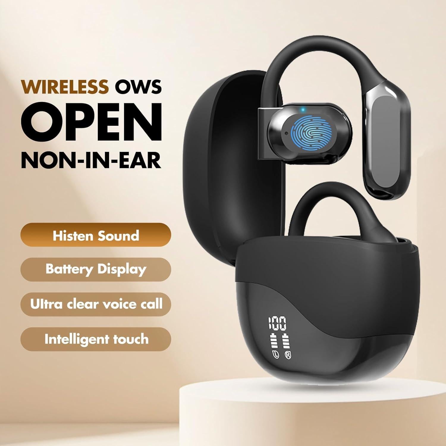 Auriculares de Traducción AI Plubedo Inalámbricos Negro 144 Idiomas