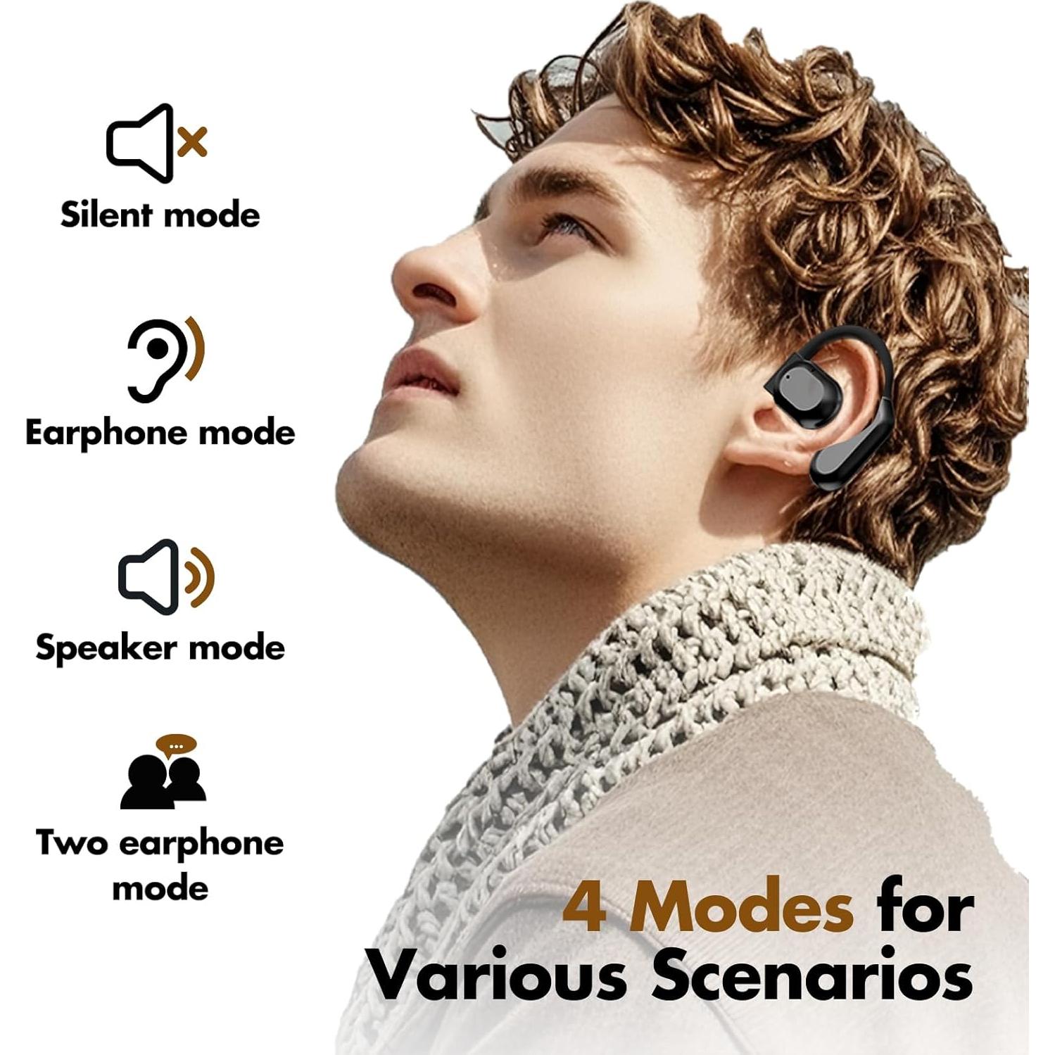 Auriculares de Traducción AI Plubedo Inalámbricos Negro 144 Idiomas