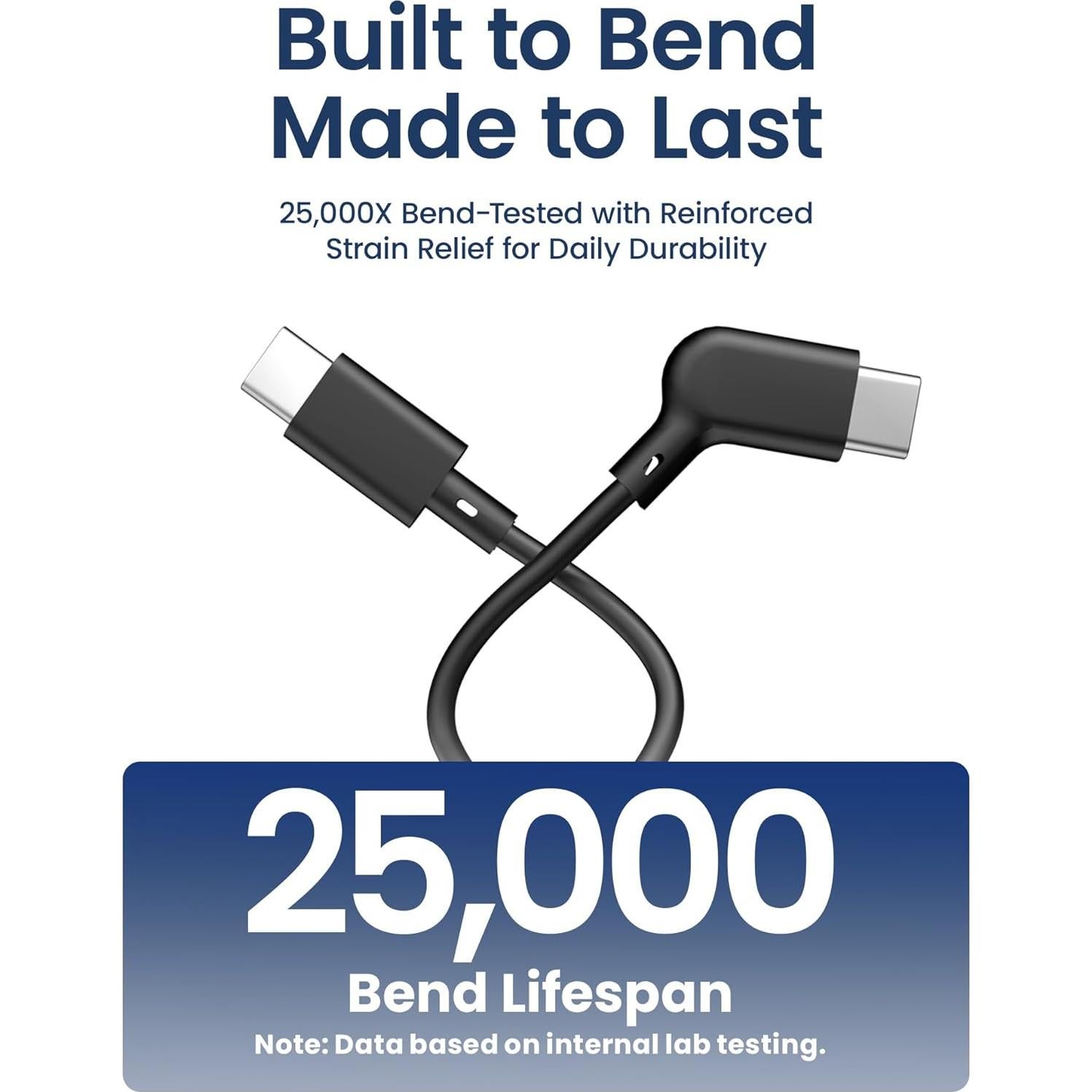 Cable USB-C 1.2m para Gafas AR XREAL VITURE - 20Gbps