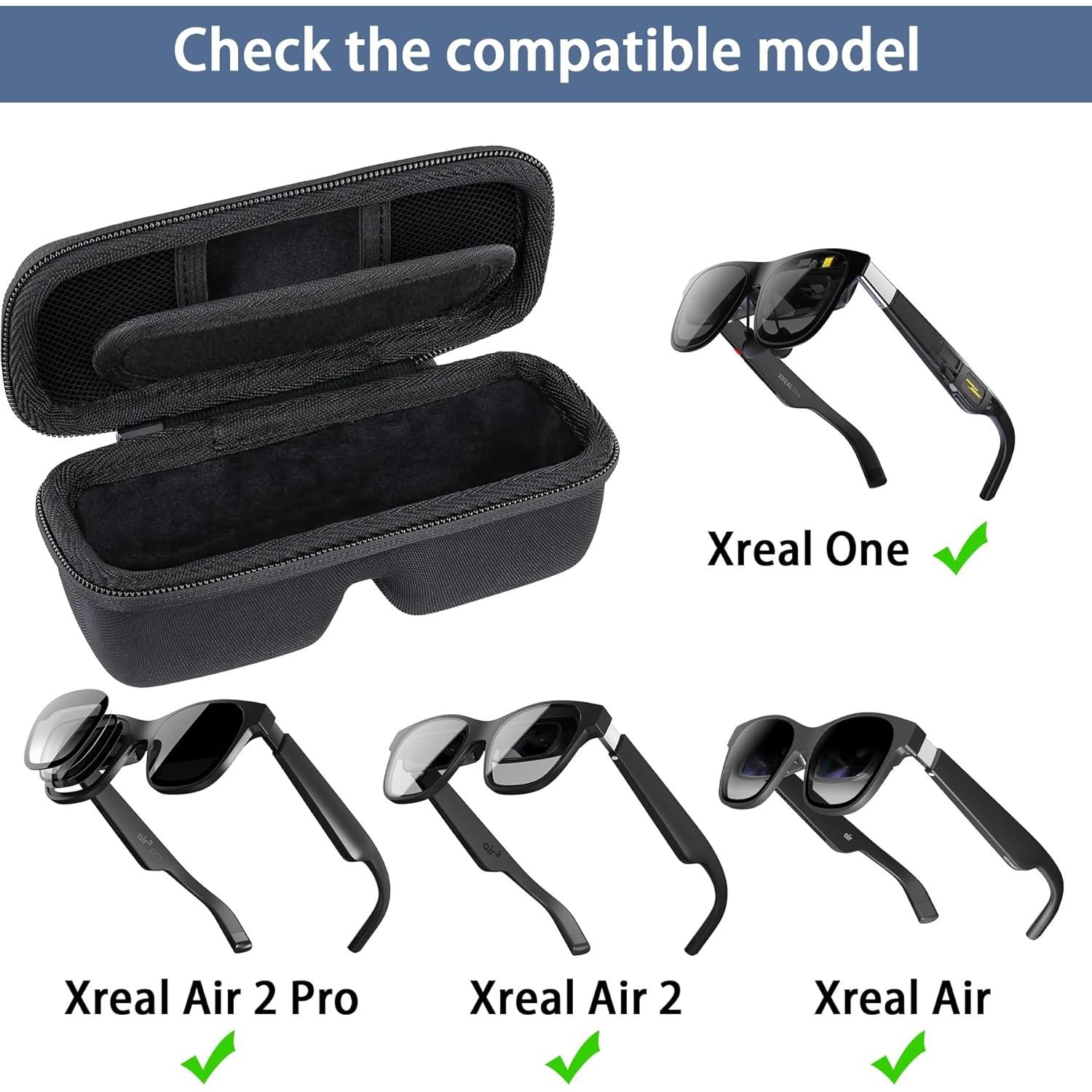 Estuche duro Khanka para gafas AR XREAL One y Air 2