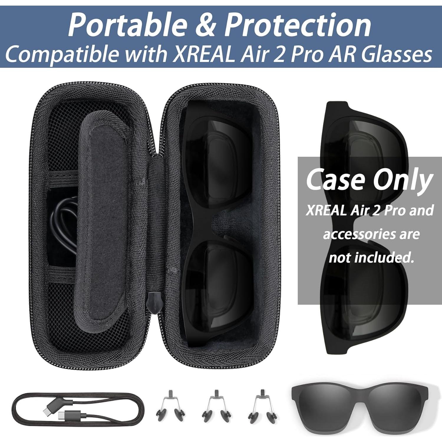 Estuche duro Khanka para gafas AR XREAL One y Air 2