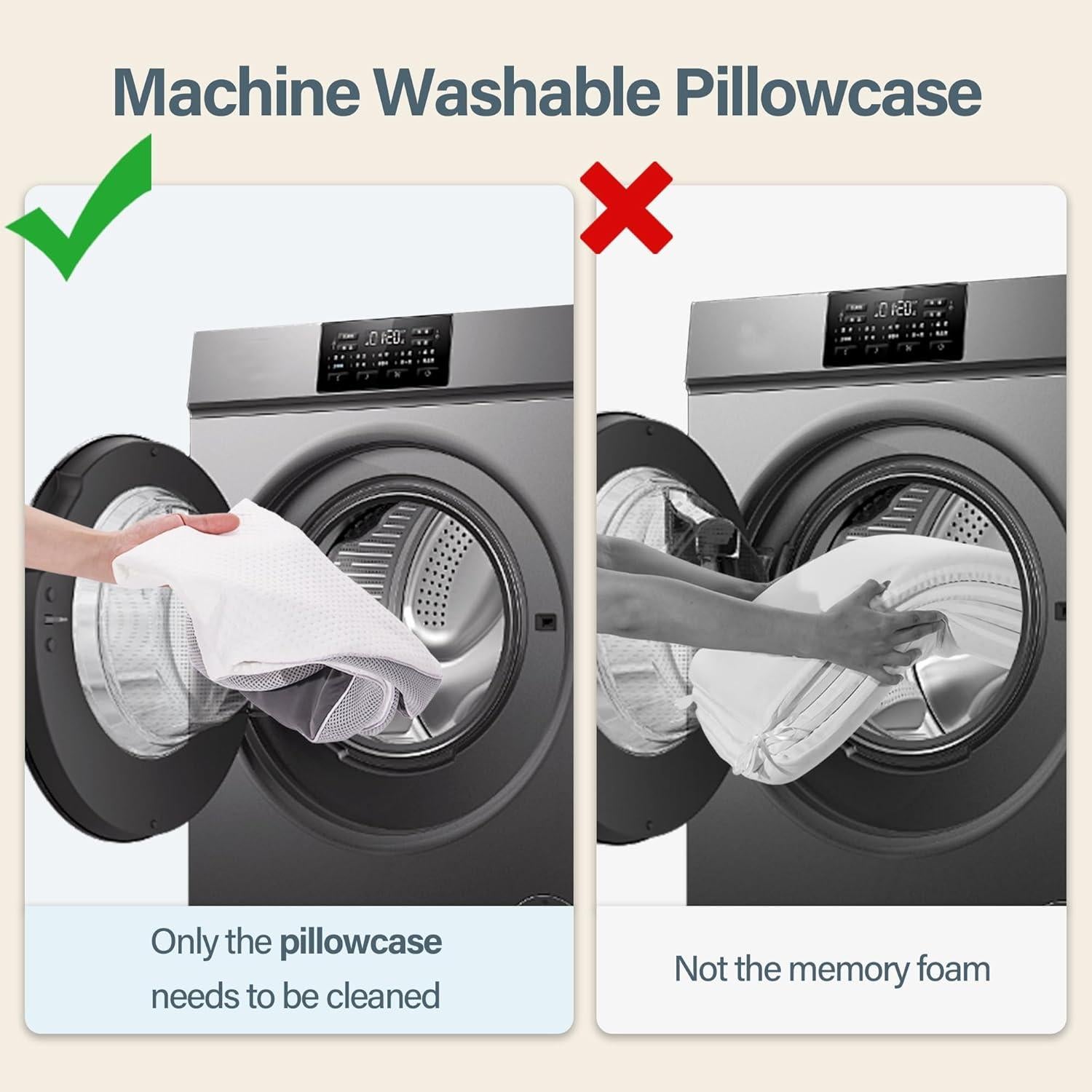 Almohada Ajustable PAROLL con Espuma Viscoelástica 61x41 cm