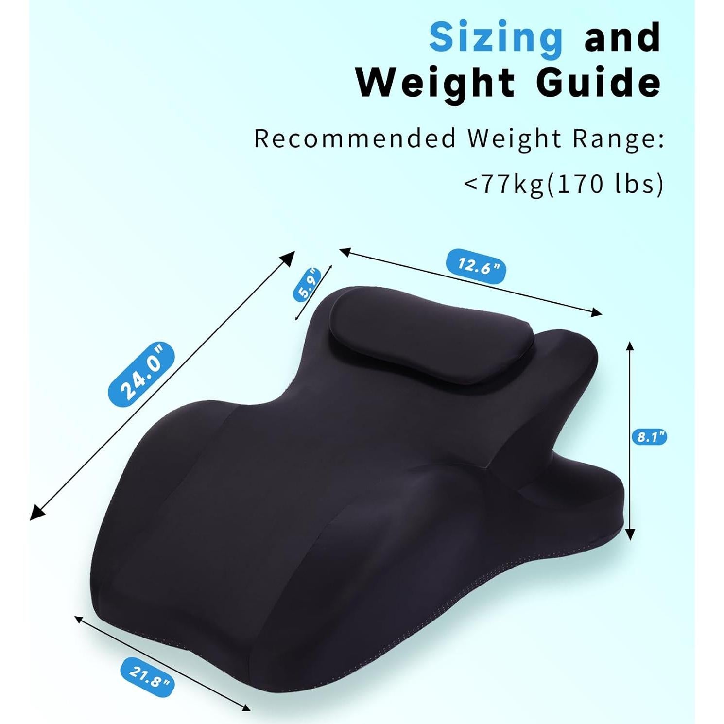 Almohada de Cuña Genérico PZ-001 para Parejas - Espuma Viscoelástica