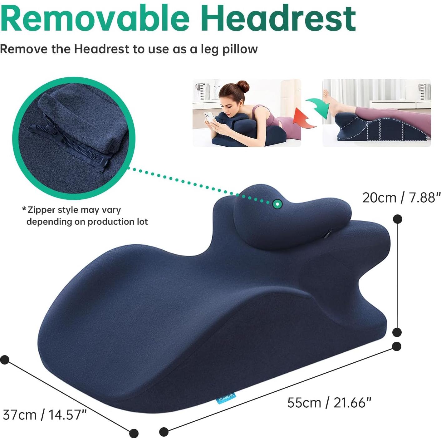 Almohada Ergonómica en Cuña MOONYOOY de Espuma Viscoelástica