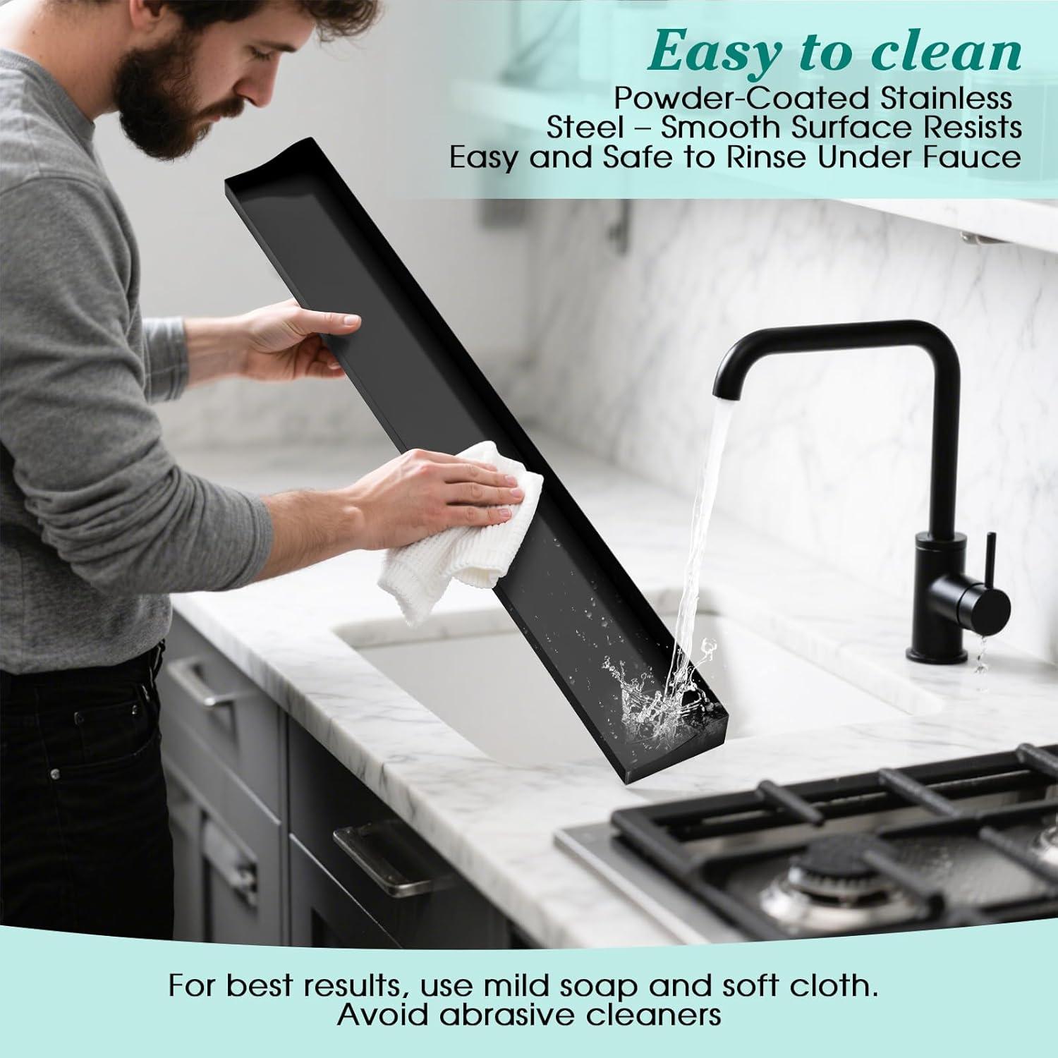 Estante Magnético de Cocina Foeacry 76x9.2x3.5cm Acero Inoxidable