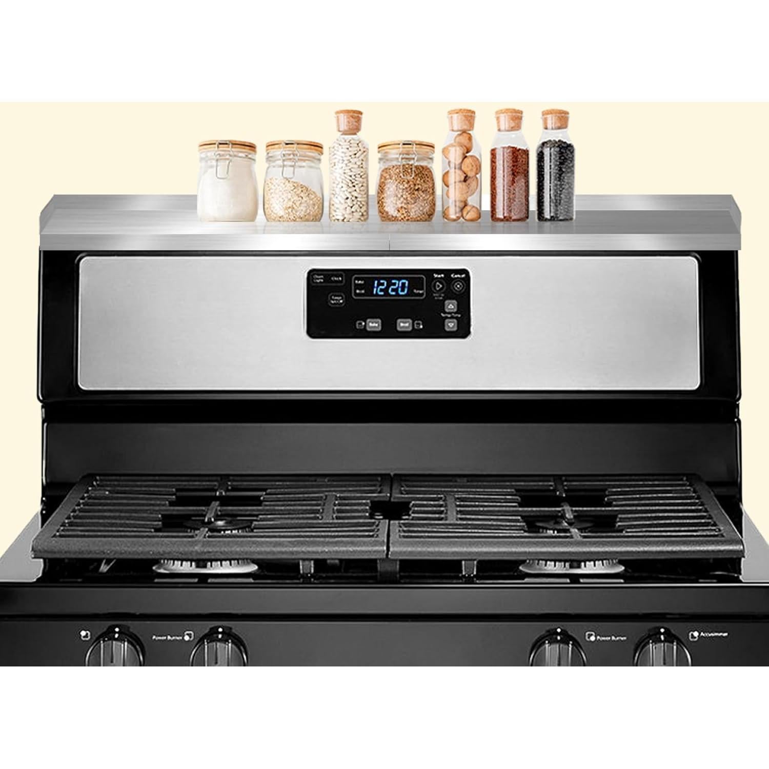 Estante de Almacenamiento Ajustable Performore Acero Inoxidable 2 Piezas