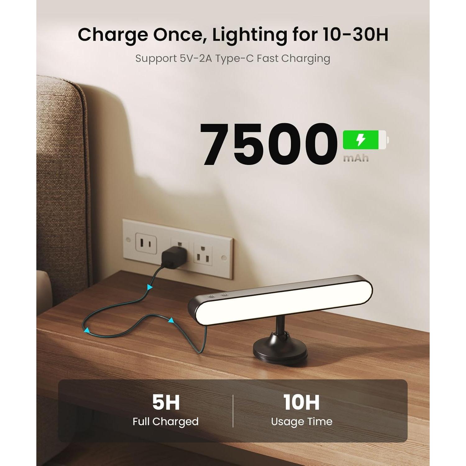 Apliques de Pared LED Recargables PopoIron 2P 15 Colores RGB