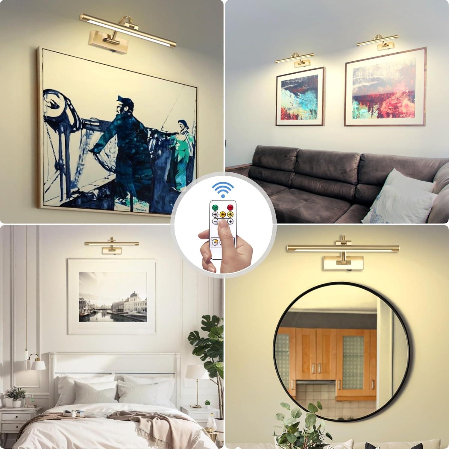 Luz de Imagen LED Inalámbrica Tassuowell 40 cm con Control Remoto