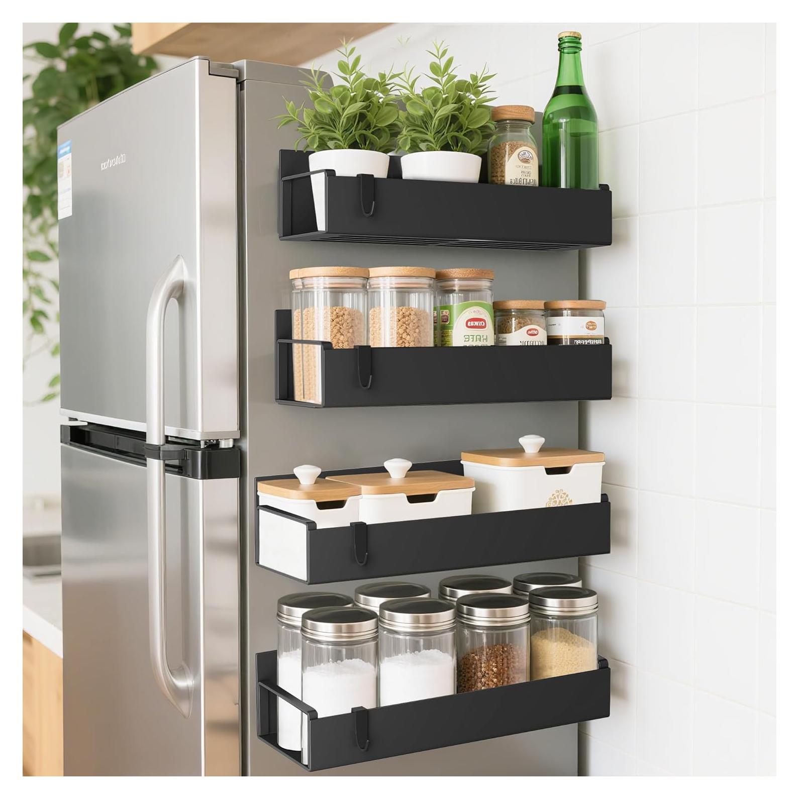 Organizador de Especias Magnético ITHWIU 4 Paquetes 21.6x26.9cm