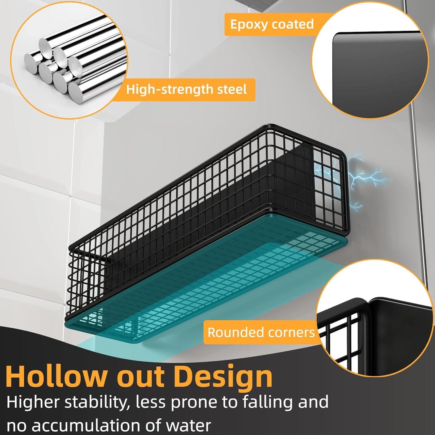 Estante Magnético para Especias DecruKaltiz 6-Pack Negro