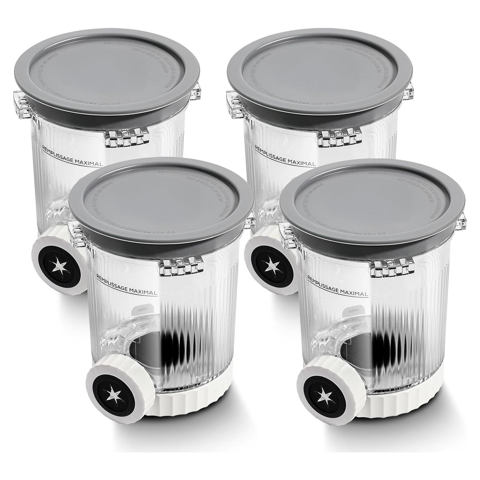 Paquete de 4 Recipientes para Helado Psasrm NC700 473ml