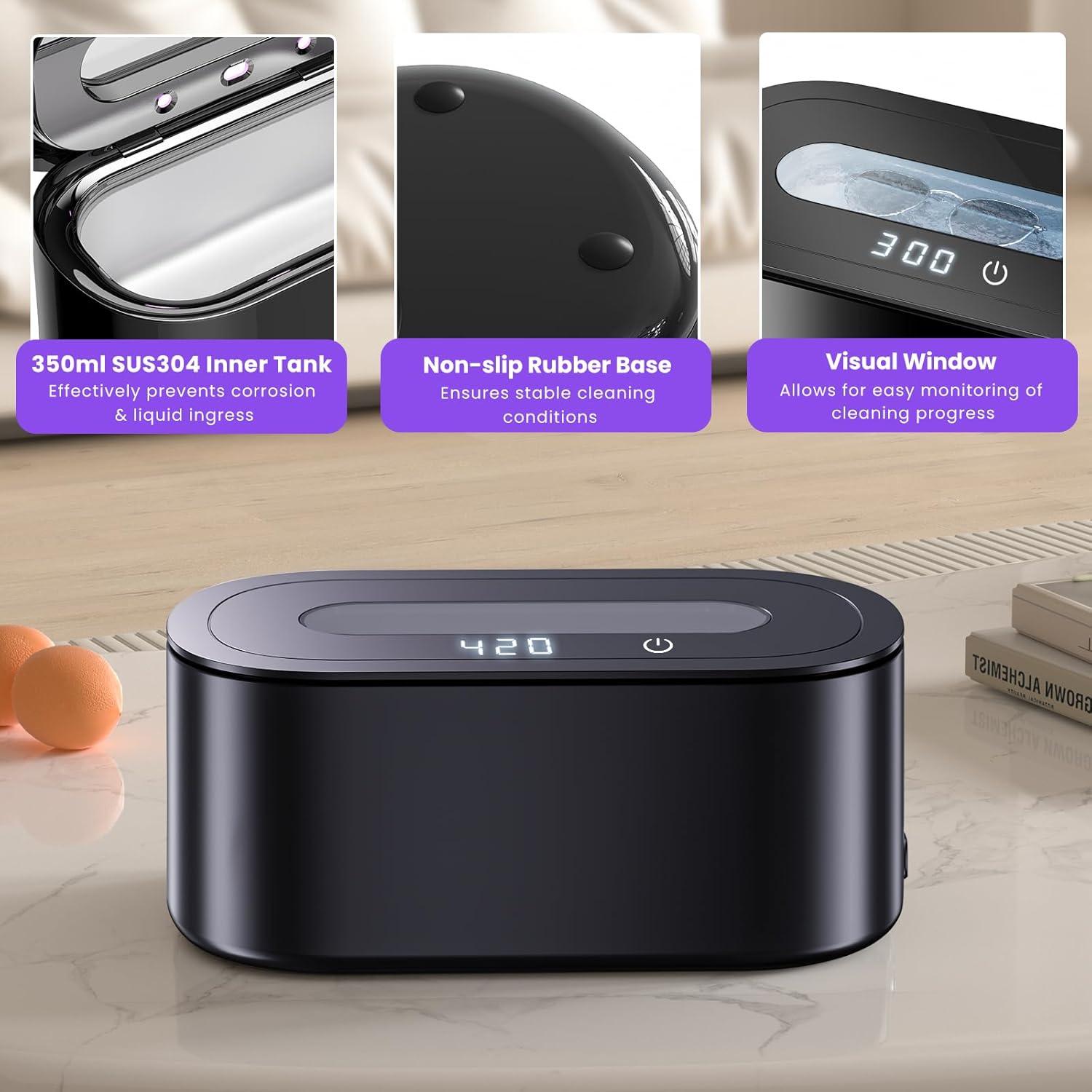 Limpiador Ultrasónico de Joyas Owaylon 30W 48KHz Dual