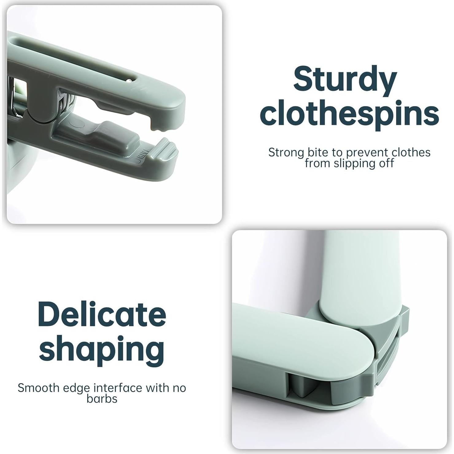 Paquete de 4 Perchas Plegables DPWZTIA Blancas para Viaje