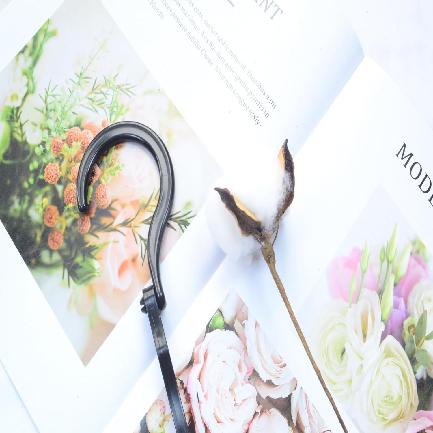 Paquete de 8 Perchas Ahorra Espacio WONGPERG Plástico Negro