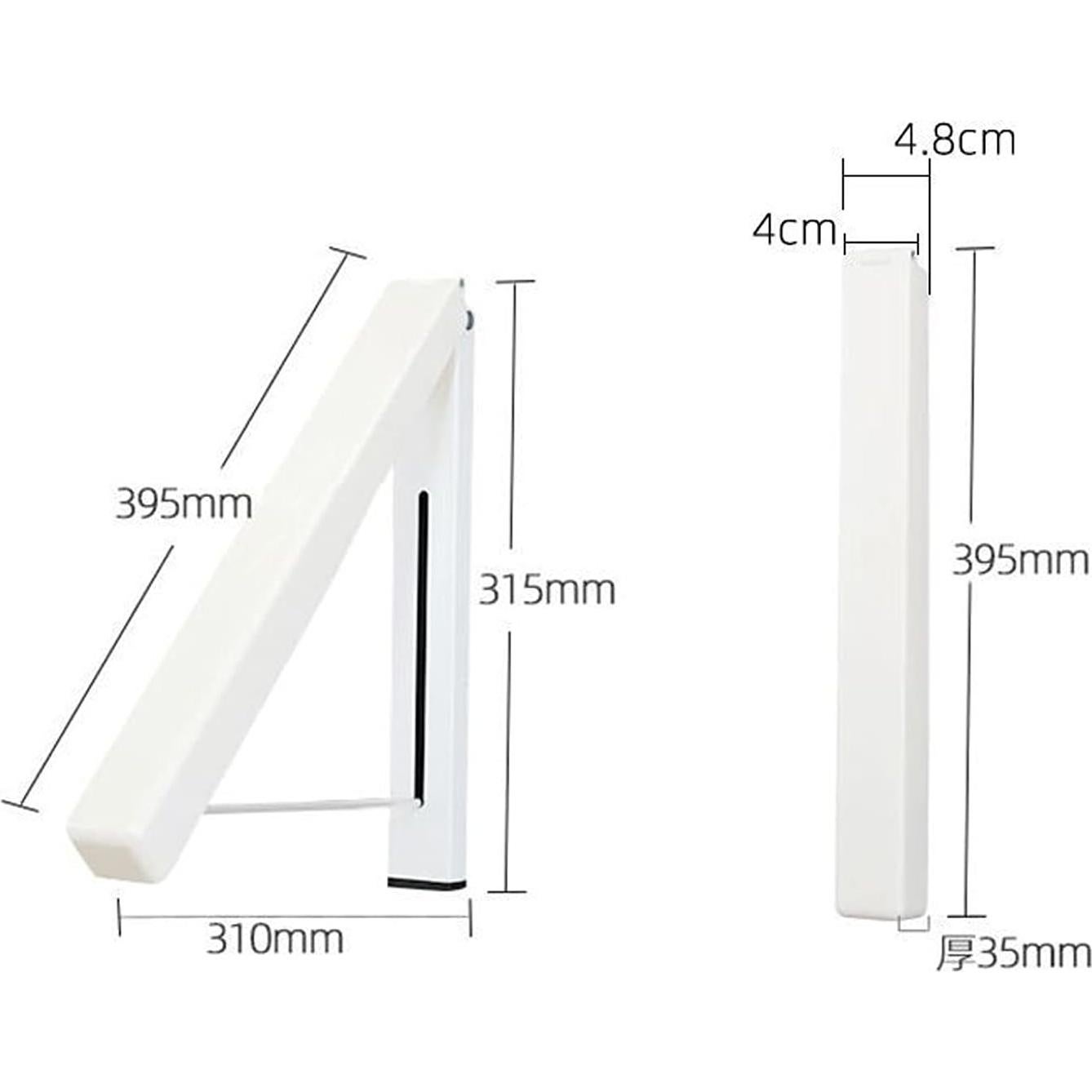 Perchero Plegable Montado en Pared MXFDOKD Blanco 5kg