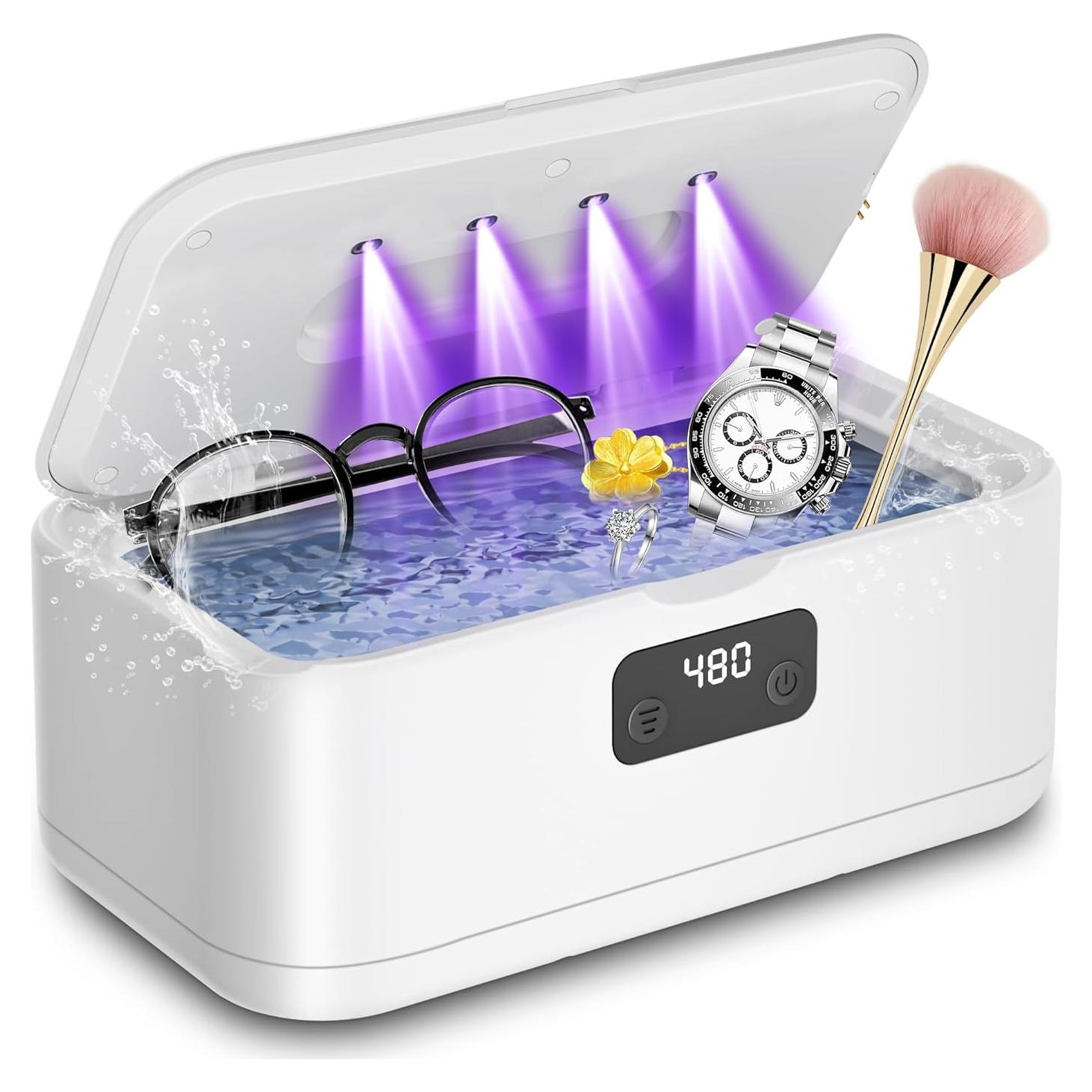 Limpiadora Ultrasónica de Joyas Snawowo A7 - 800ml, 49KHz