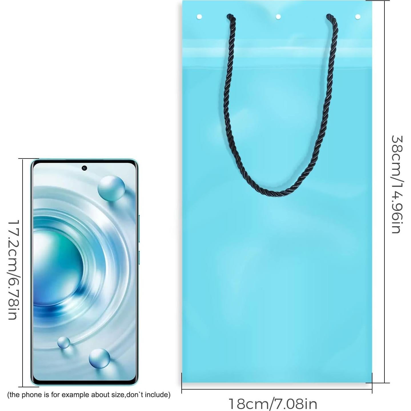 Bolsas de Basura Adhesivas Reciclables GWZiehory - 100 Unidades