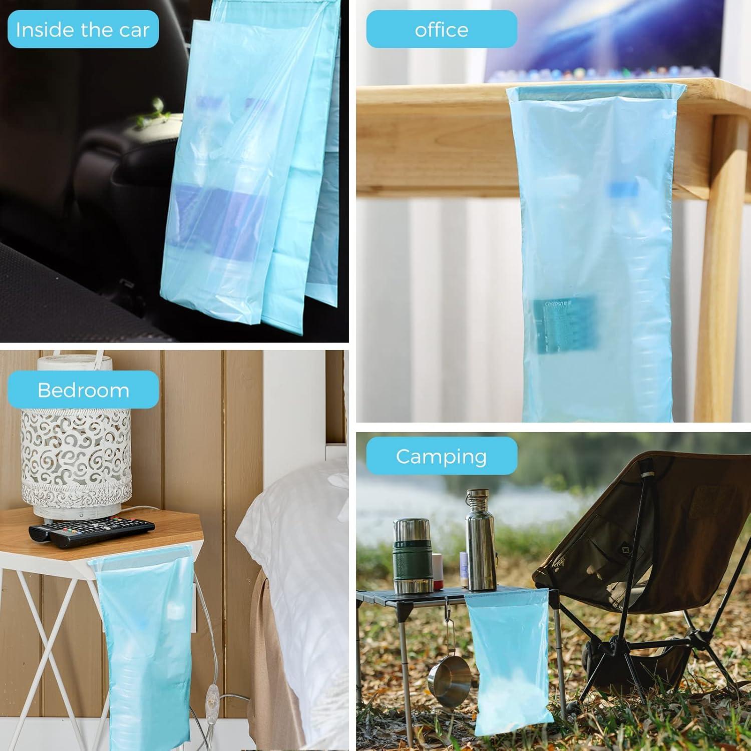 Bolsas de Basura Adhesivas Reciclables GWZiehory - 100 Unidades