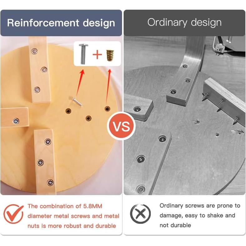Juego de 4 Taburetes Apilables de Madera Curvada XZXYMYGS
