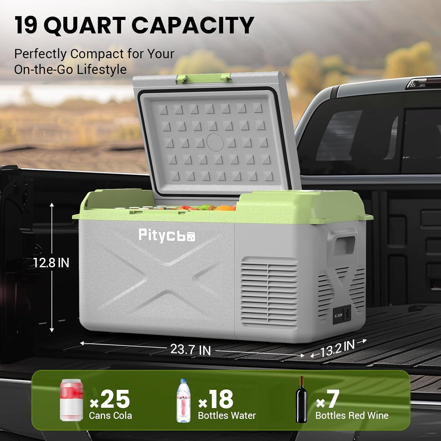 Refrigerador Portátil de Auto Pitycbo 19 Qt -20°C a 20°C