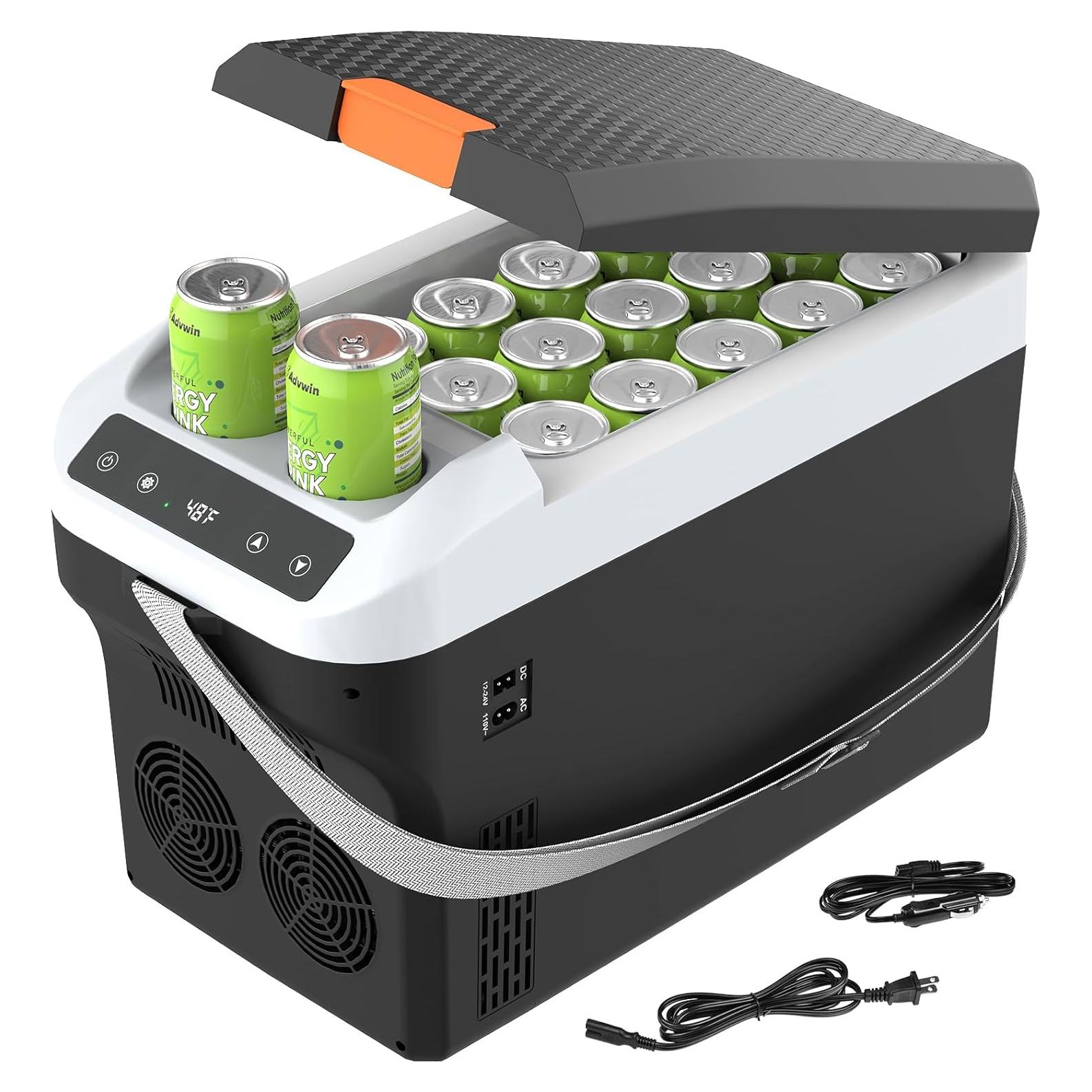 Refrigerador Portátil de Coche ADVWIN 22L 12V con Control Digital