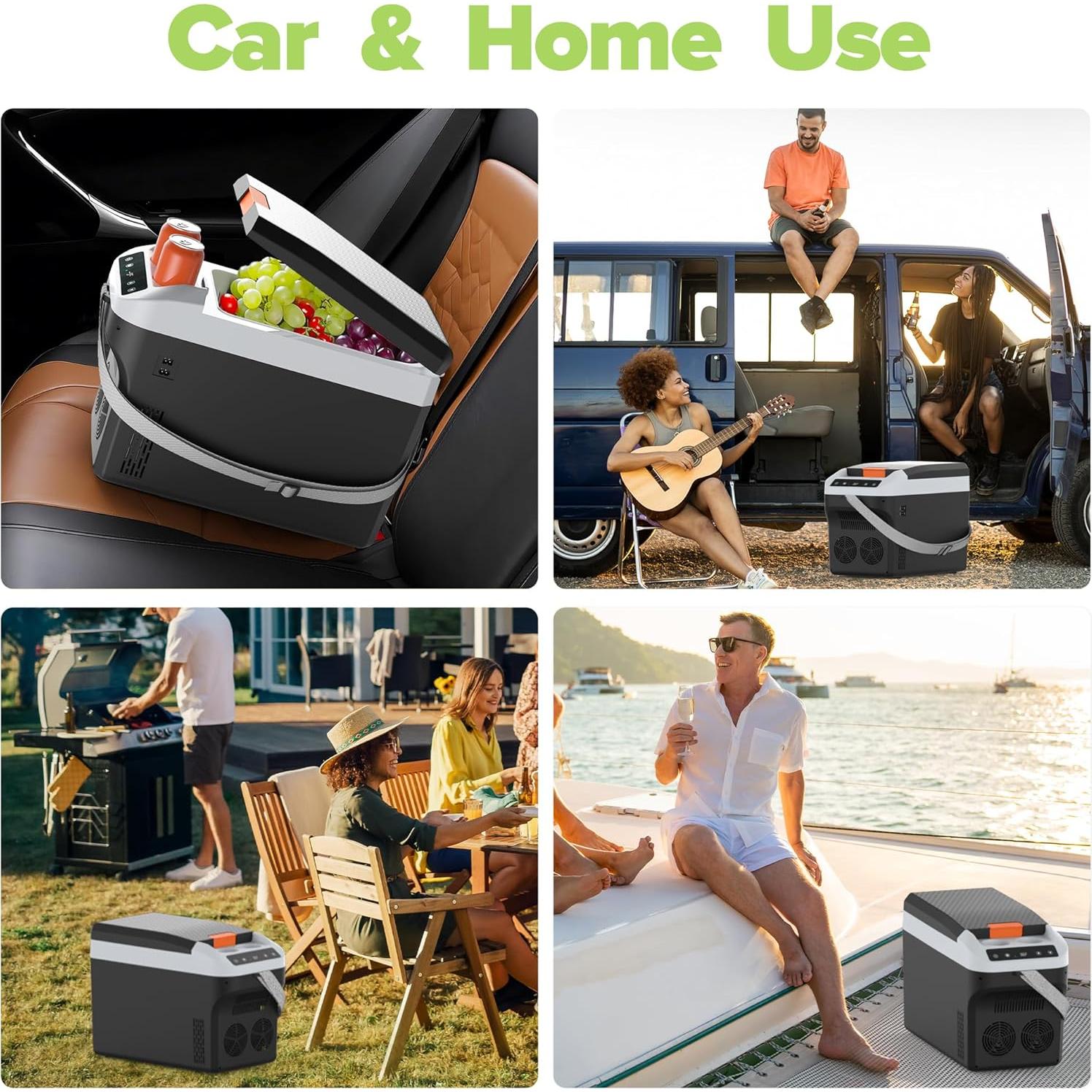 Refrigerador Portátil de Coche ADVWIN 22L 12V con Control Digital