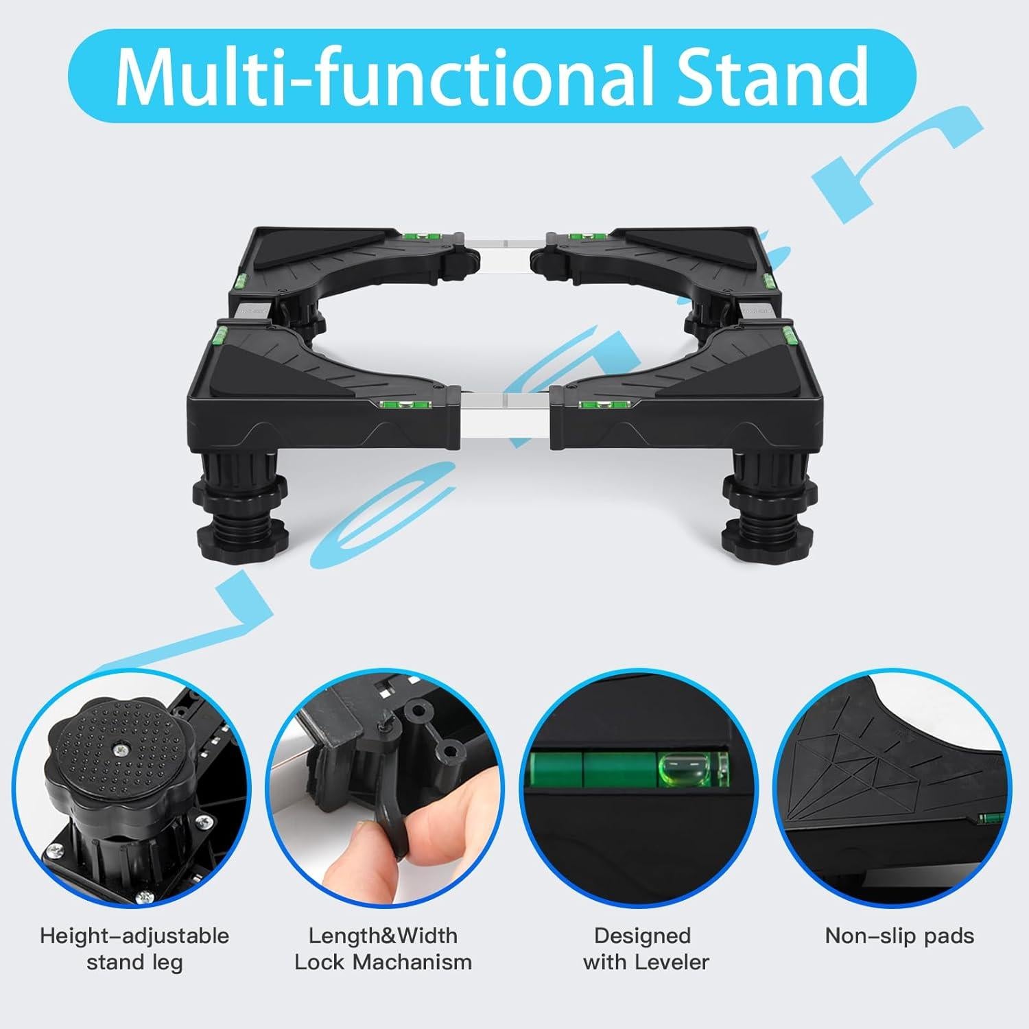 Base Elevada Nefish para Mini Refrigerador Ajustable 42.4x42.4cm