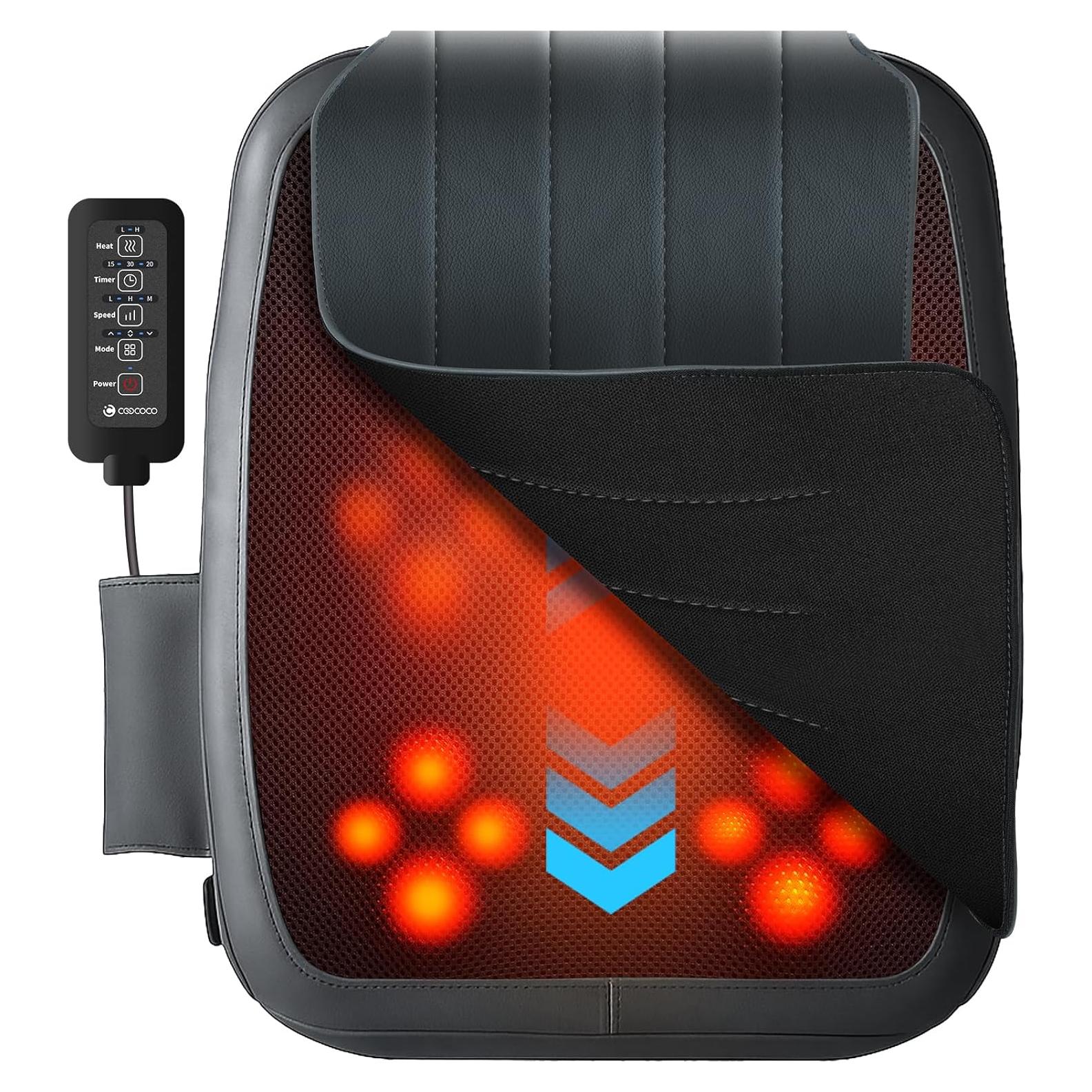 Masajeador de Espalda Shiatsu CooCoCo con Calor 4D