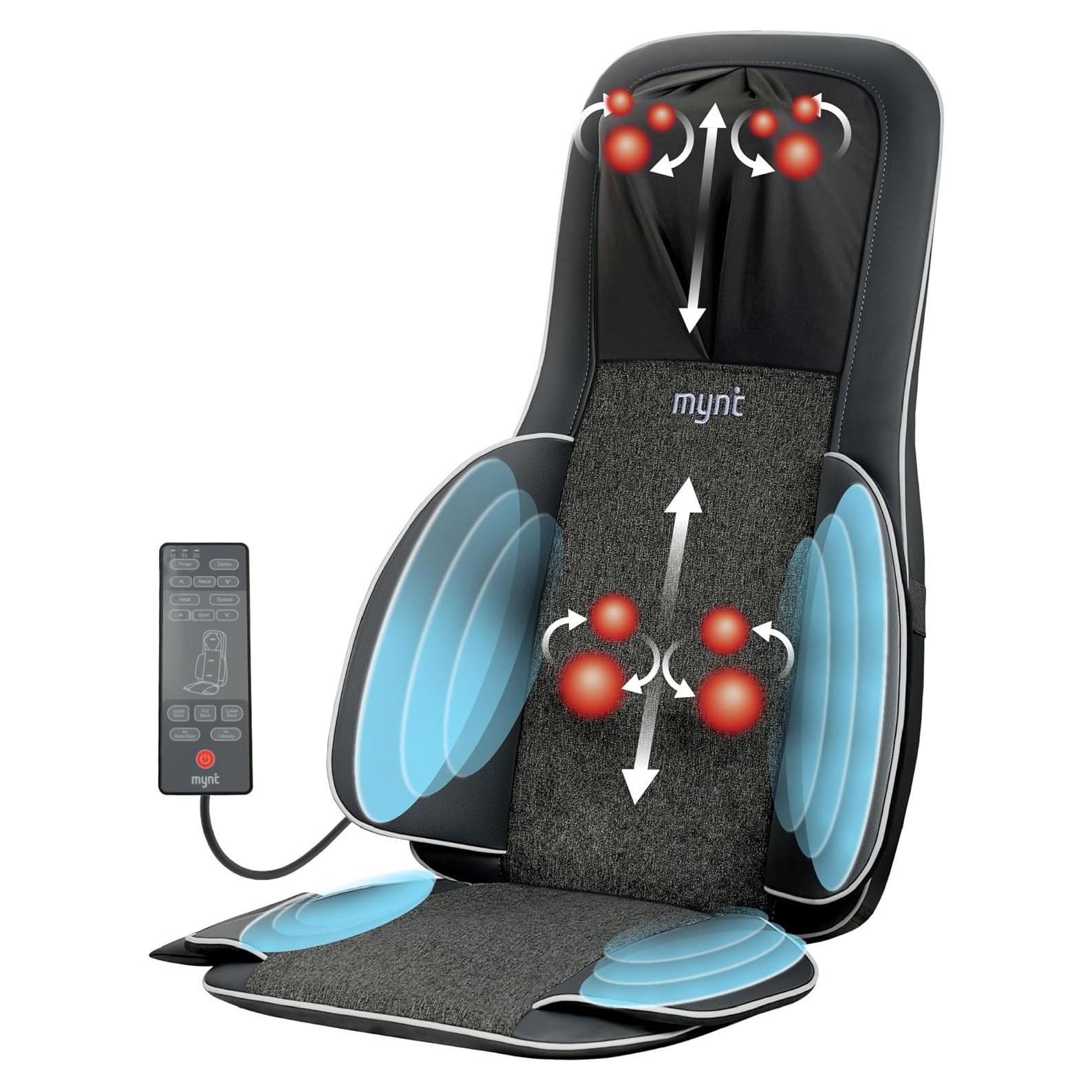 Masajeador de Cuello y Espalda Shiatsu Mynt con Calor 10 Nodos