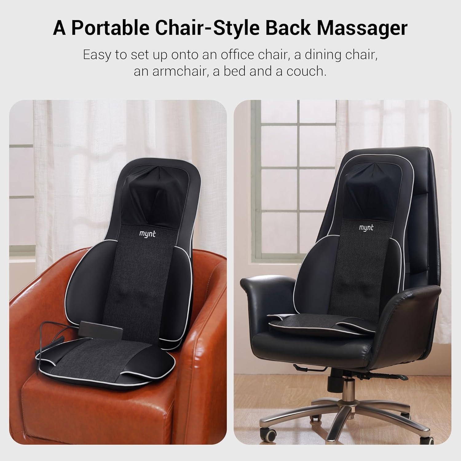 Masajeador de Cuello y Espalda Shiatsu Mynt con Calor 10 Nodos