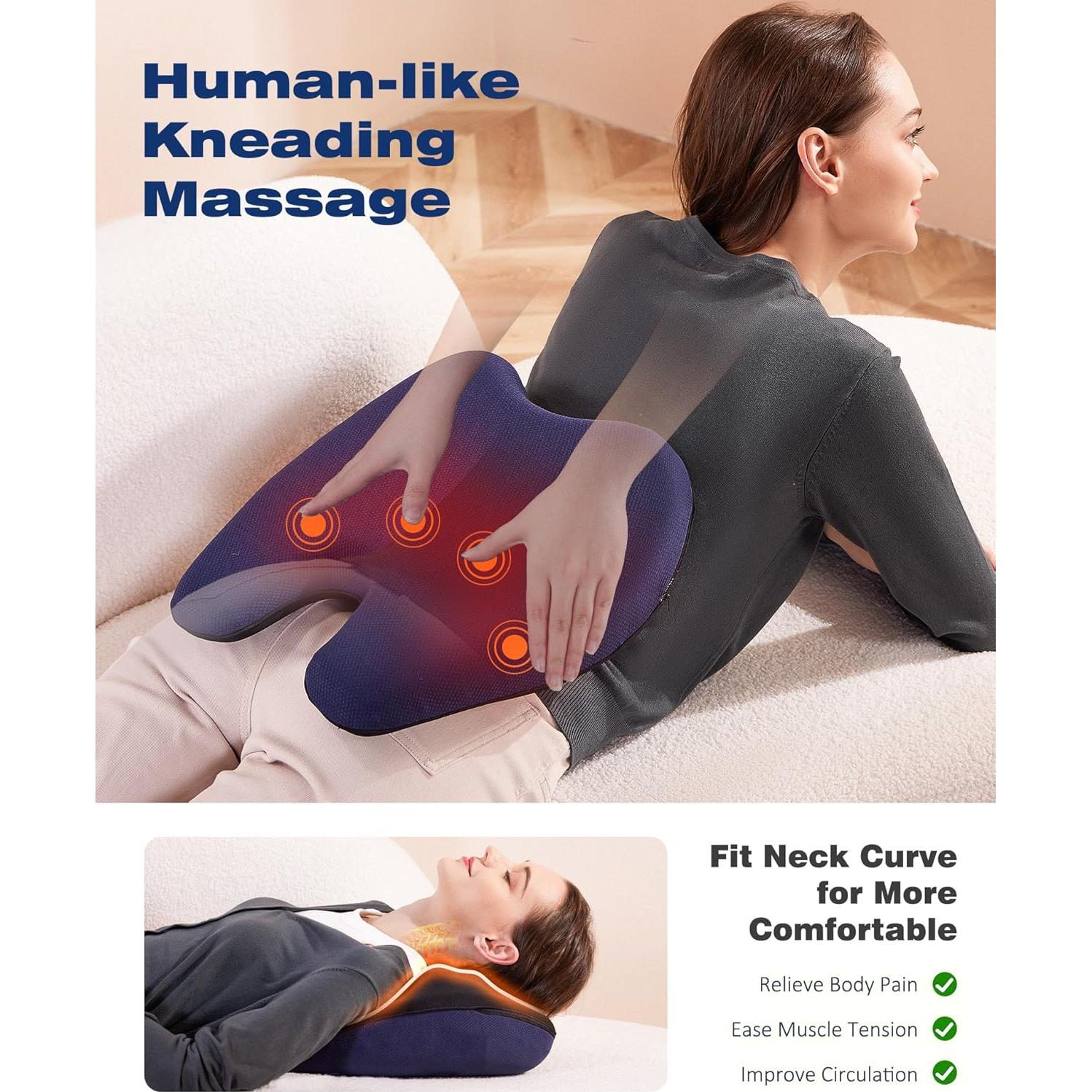 Masajeador de Cuello y Espalda Shiatsu Boriwat R16 con Calor