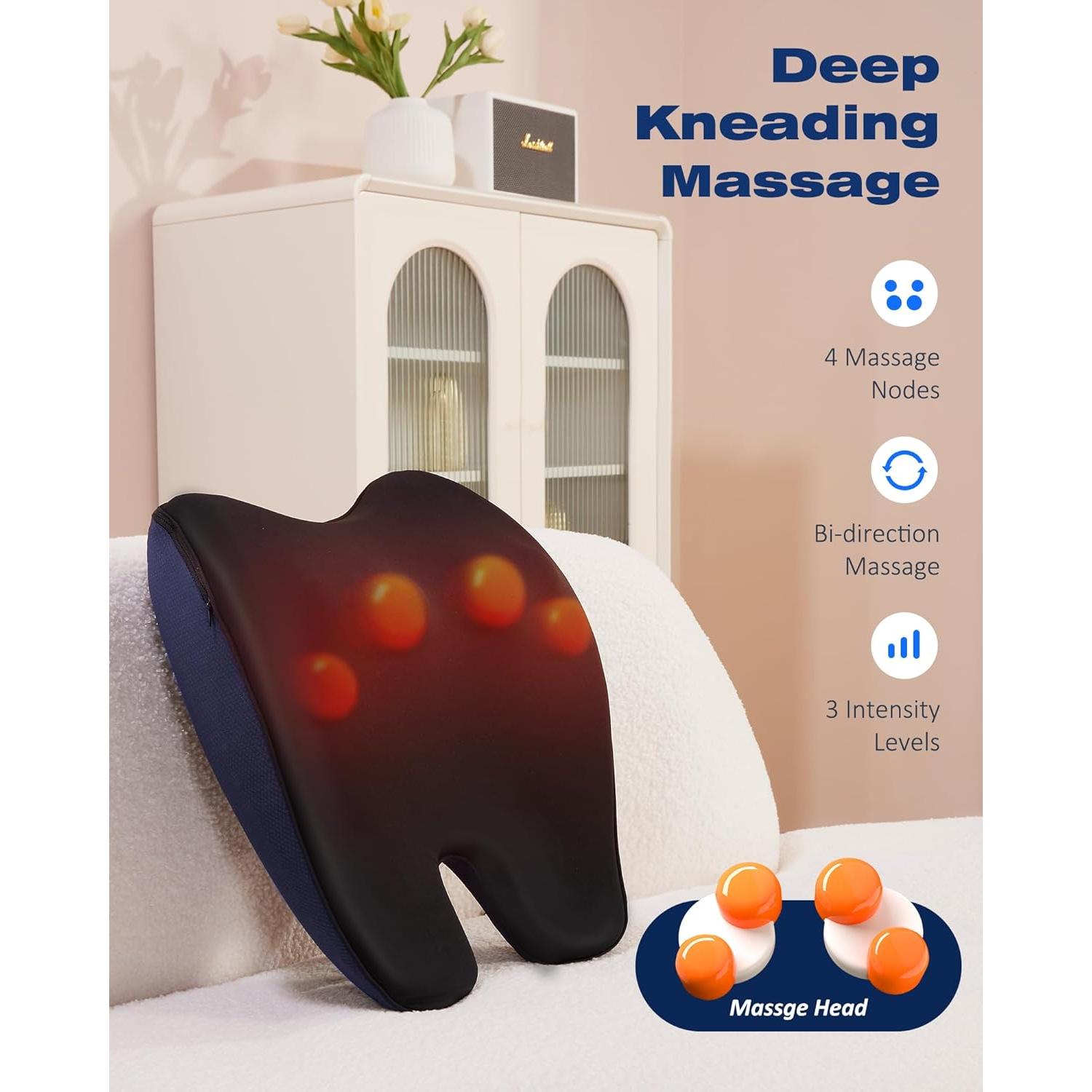 Masajeador de Cuello y Espalda Shiatsu Boriwat R16 con Calor