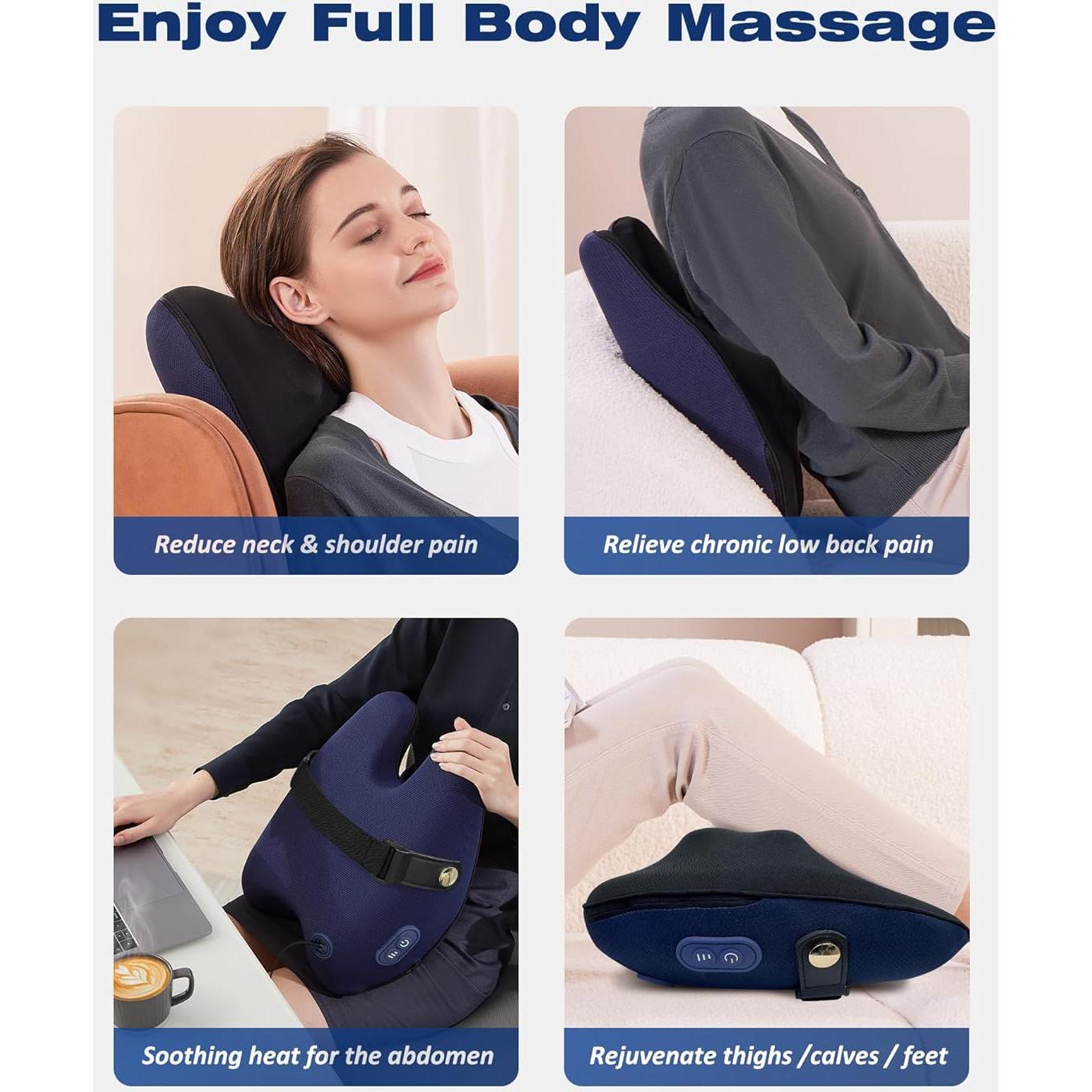 Masajeador de Cuello y Espalda Shiatsu Boriwat R16 con Calor