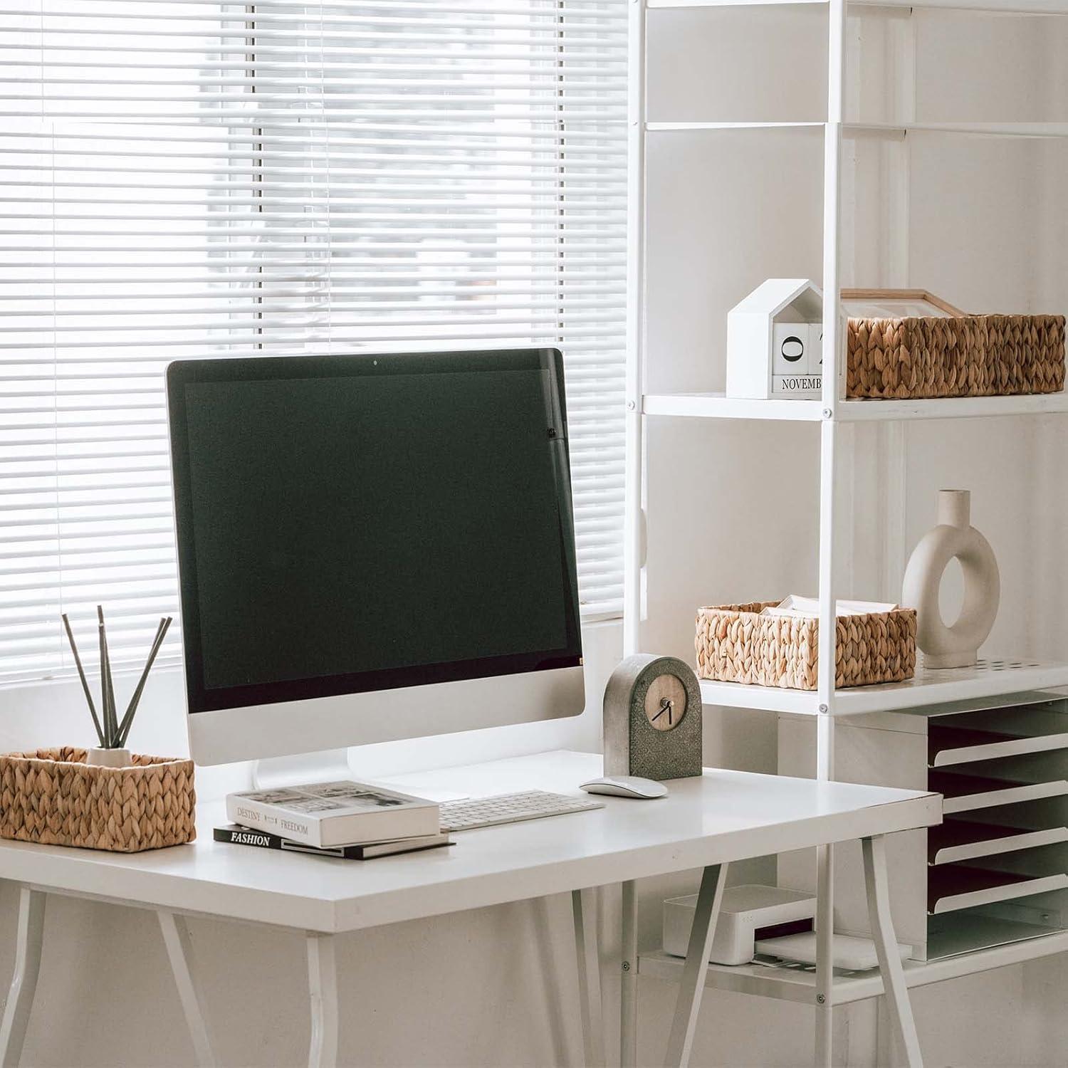 Cestas de Mimbre FairyHaus 3Pack para Almacenamiento Natural