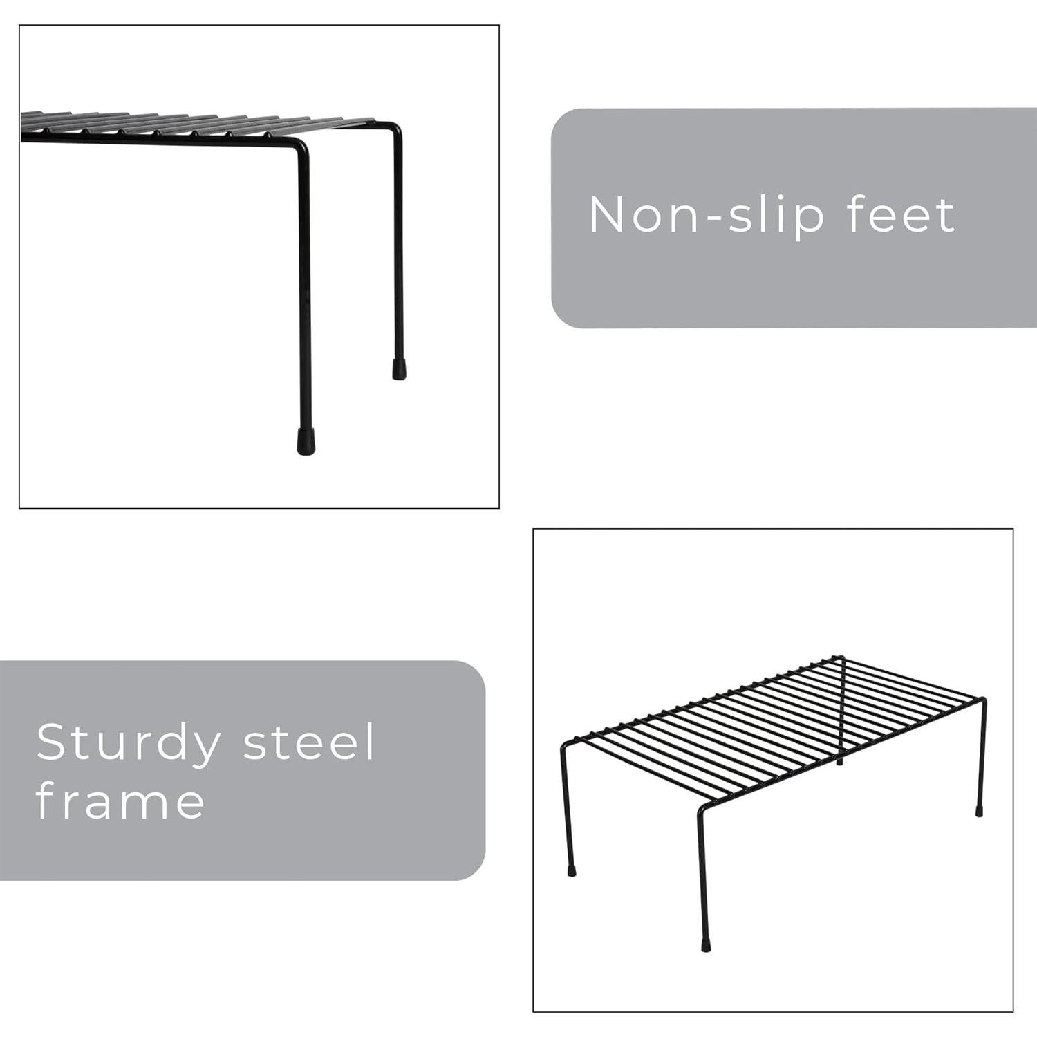 Estante de Almacenamiento Smart Design Grande Negro 40.6x21.6cm