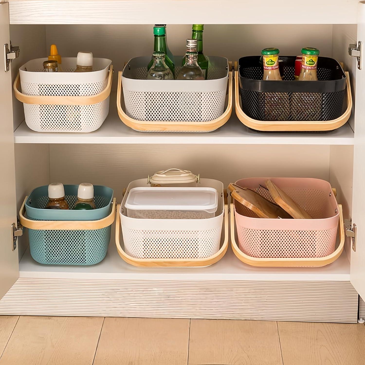 Cestas de Cosecha JSLYNB 3 Piezas Plástico Negro 39.9x24.4x18cm