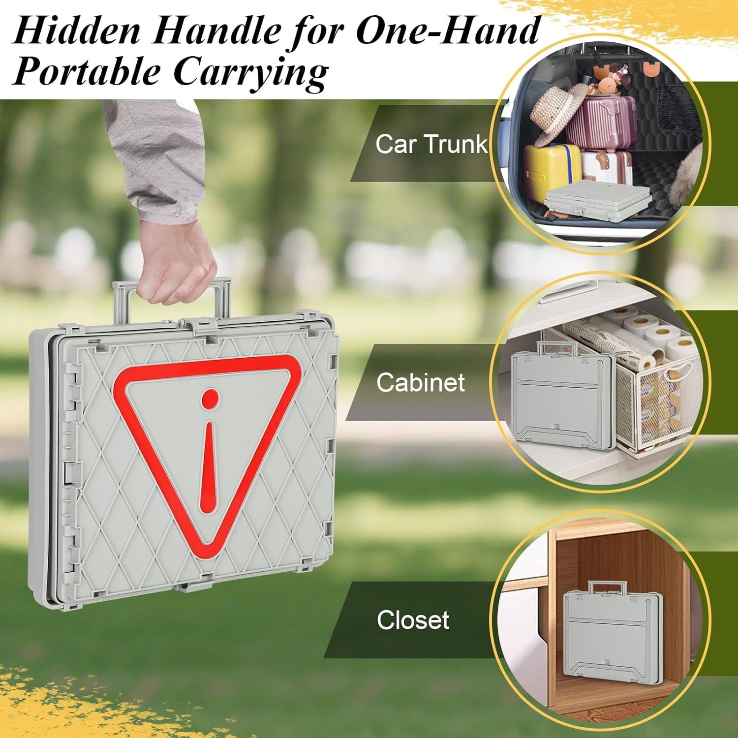 Cesta de Picnic Plegable Mangoct 3-en-1 con Mesa 16.5L