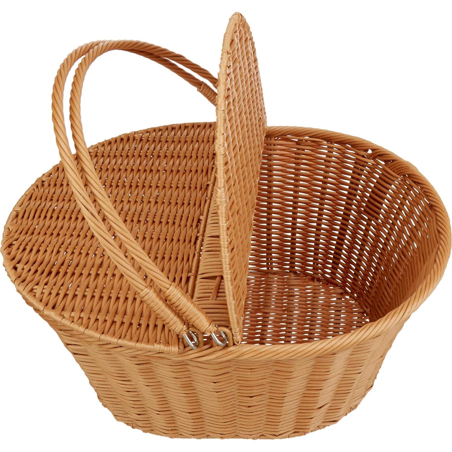 Cesta de Picnic Kovot de Polipropileno Trenzado 40.6x34.3x19.1cm