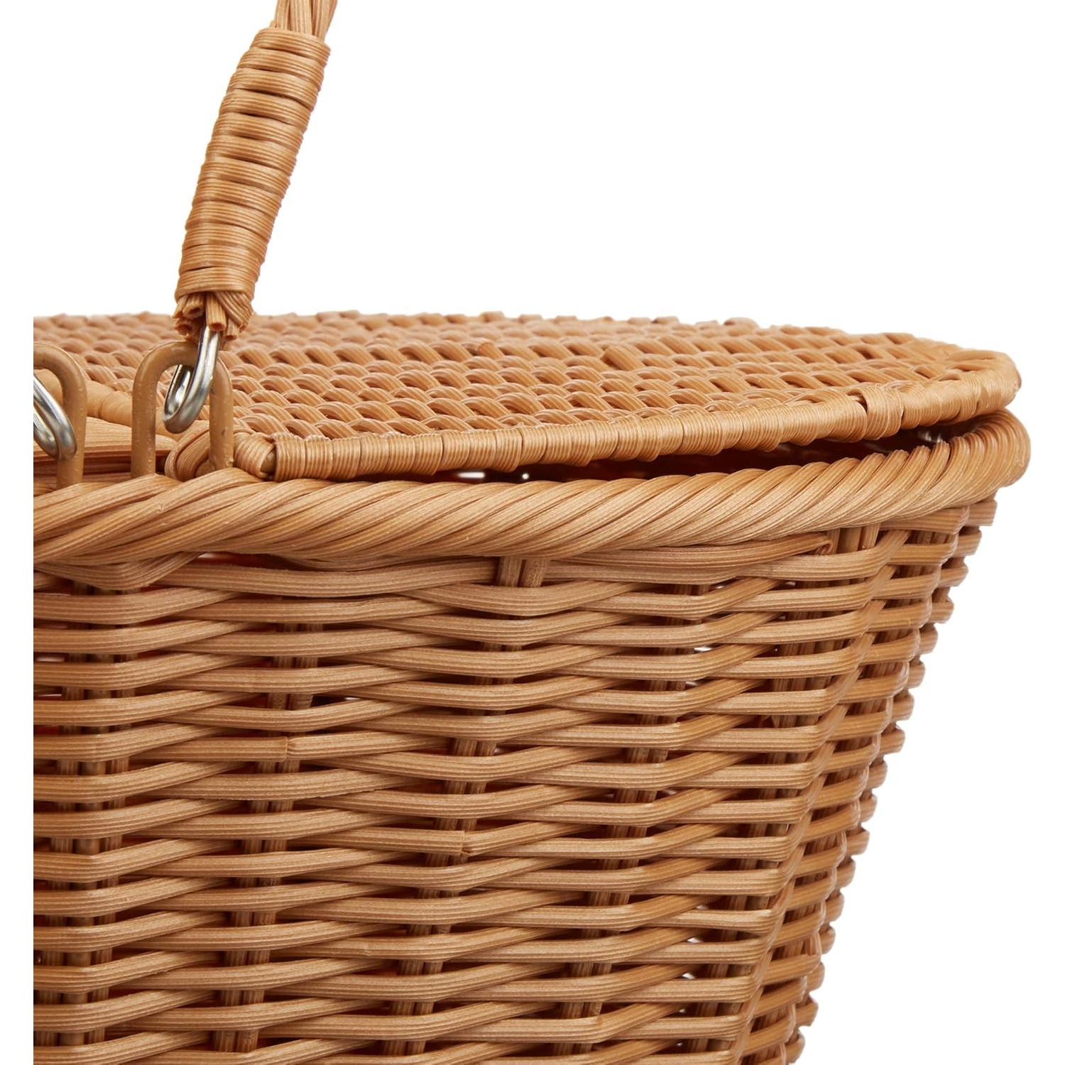 Cesta de Picnic Kovot de Polipropileno Trenzado 40.6x34.3x19.1cm