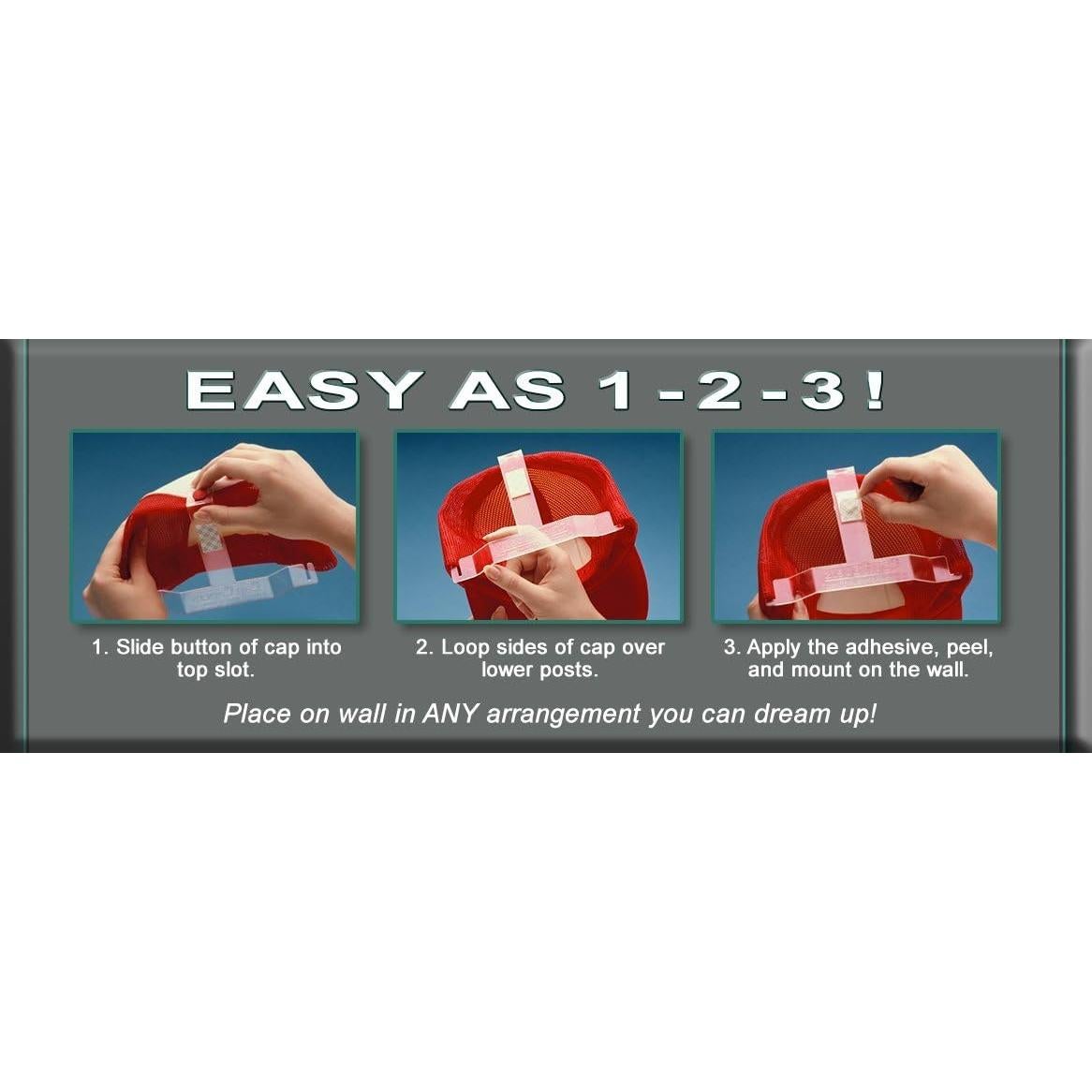 Exhibidor de Gorras de Béisbol Cap Capers - 24 Piezas