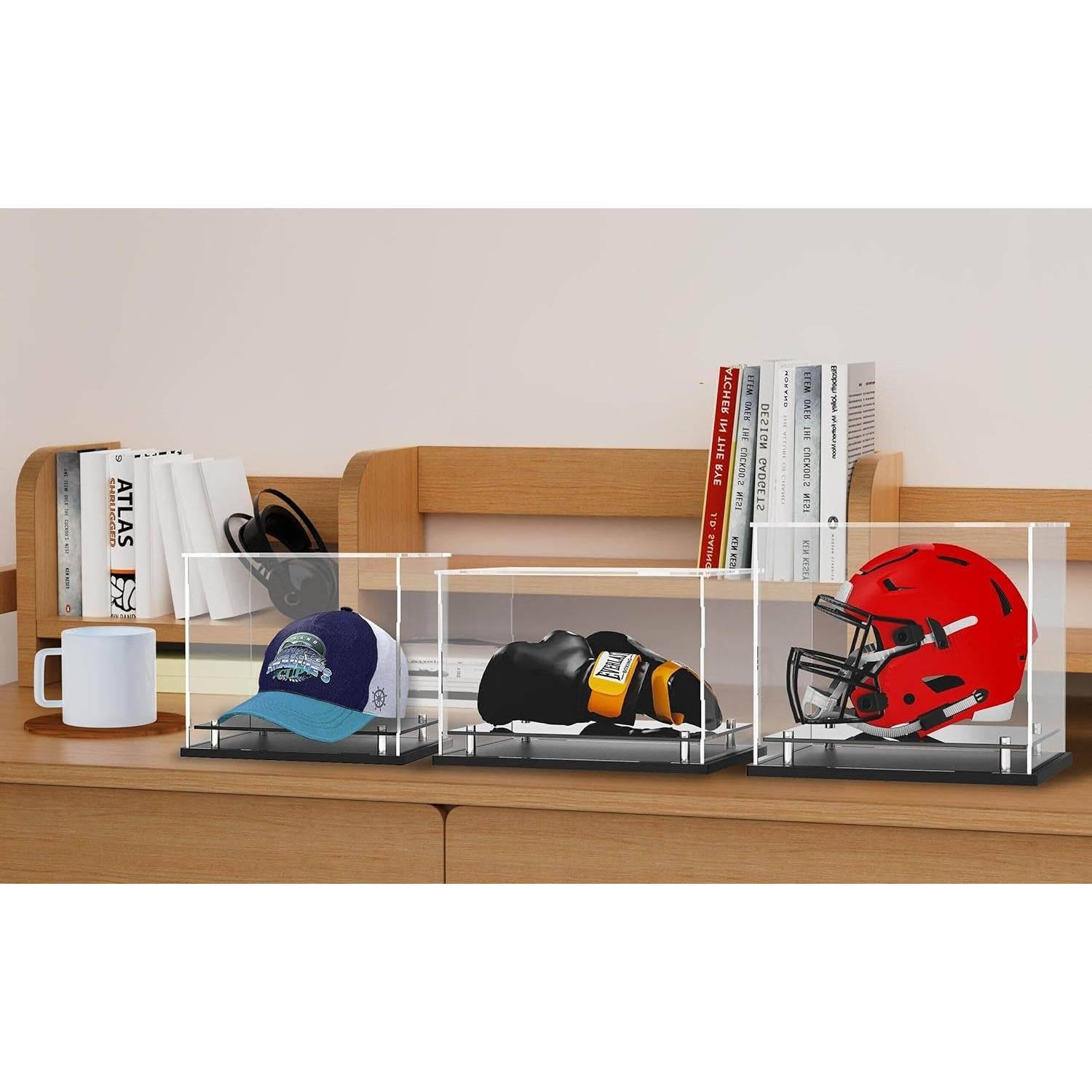 Estuche de exhibición acrílico para gorras de béisbol Wanlian