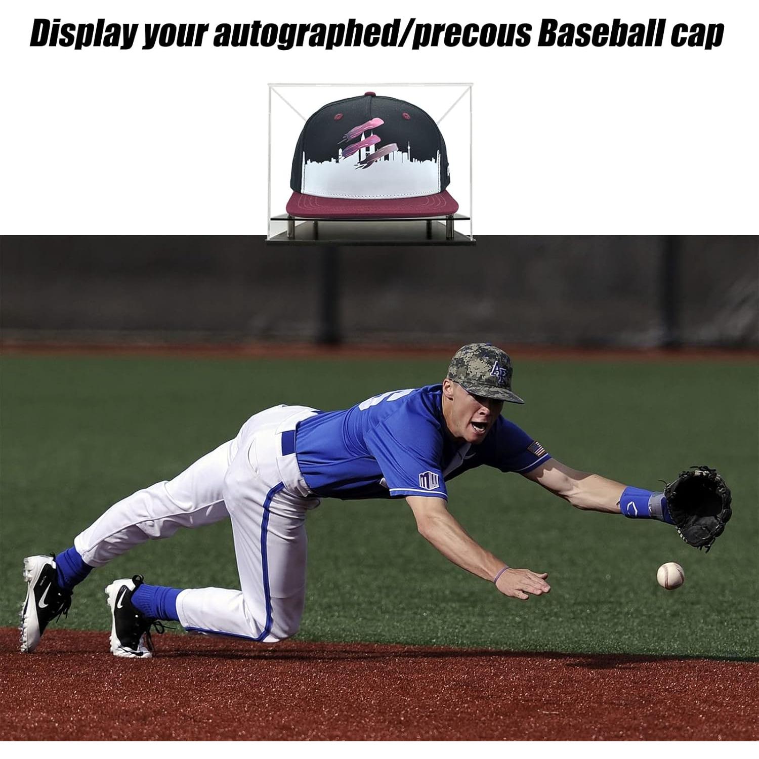 Estuche de exhibición acrílico para gorras de béisbol Wanlian