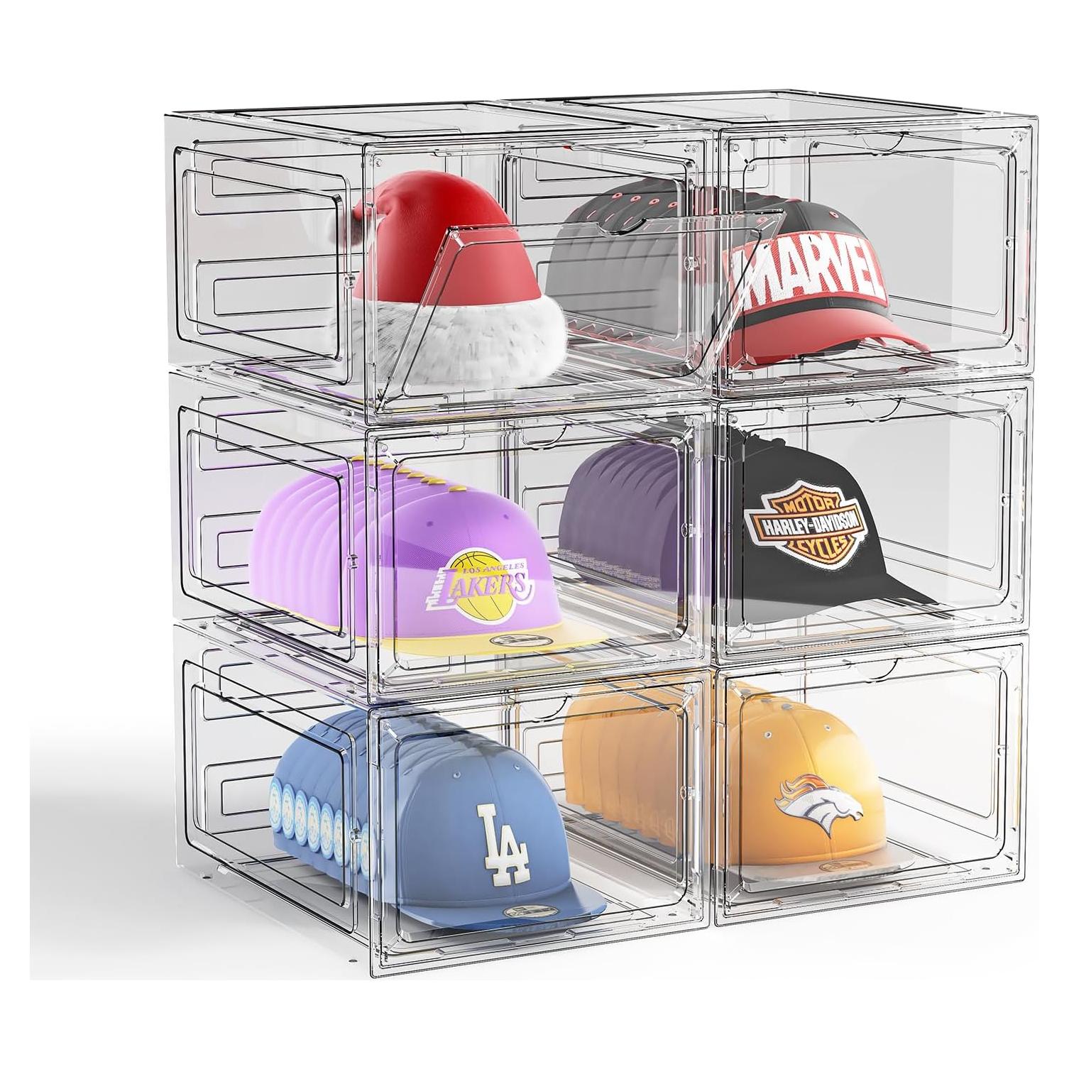 Caja Organizadora de Sombreros ZHAIXIAONIAN 6 Piezas Apilable