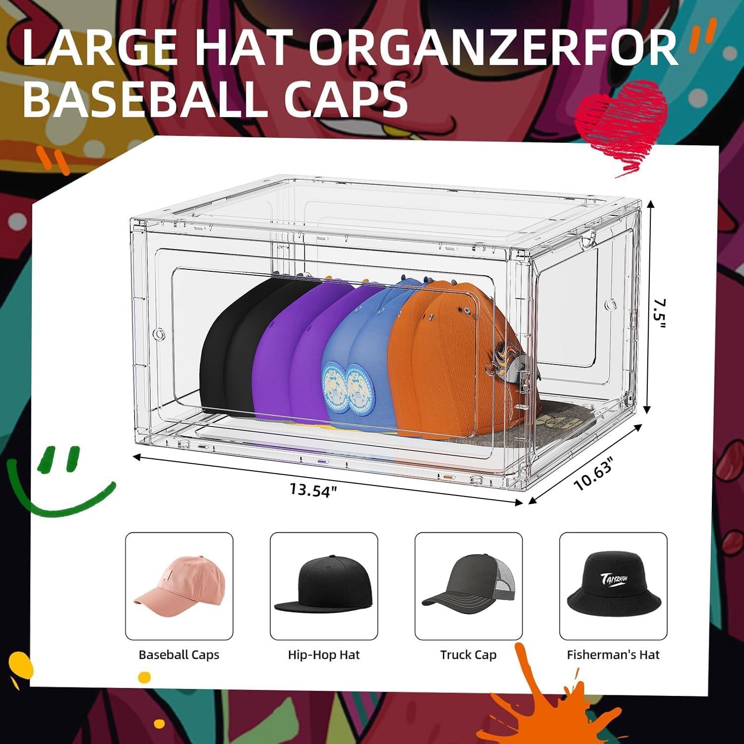 Caja Organizadora de Sombreros ZHAIXIAONIAN 6 Piezas Apilable