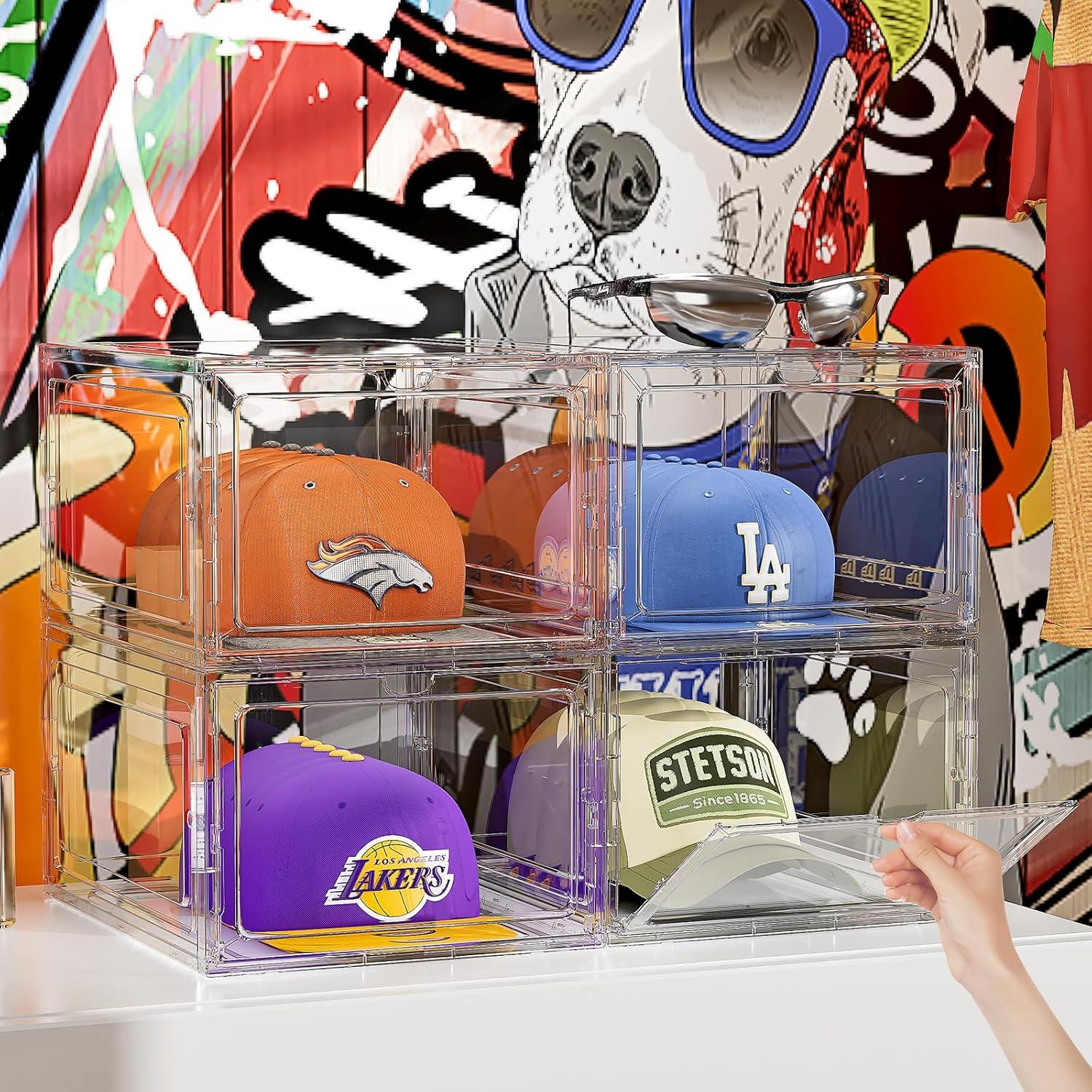 Caja Organizadora de Sombreros ZHAIXIAONIAN 6 Piezas Apilable