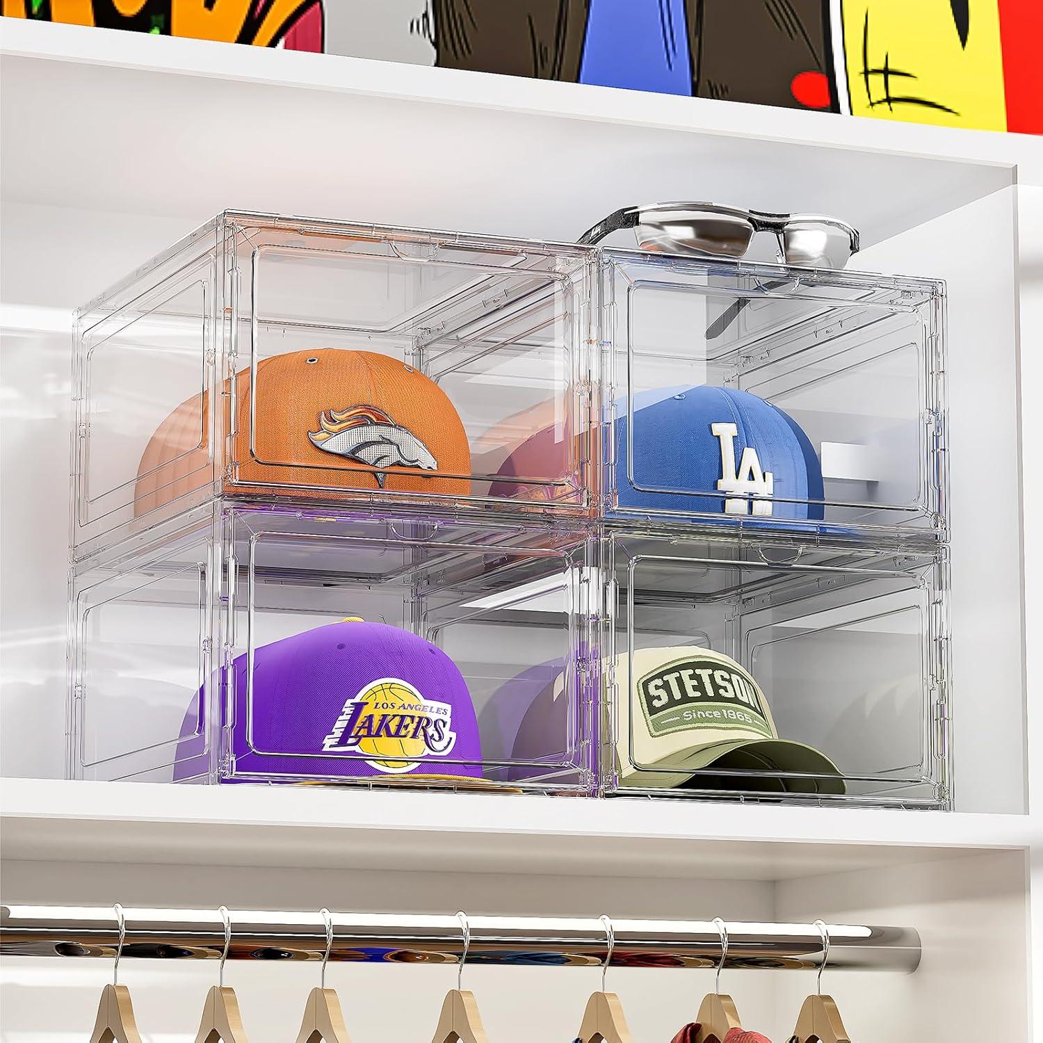 Caja Organizadora de Sombreros ZHAIXIAONIAN 6 Piezas Apilable