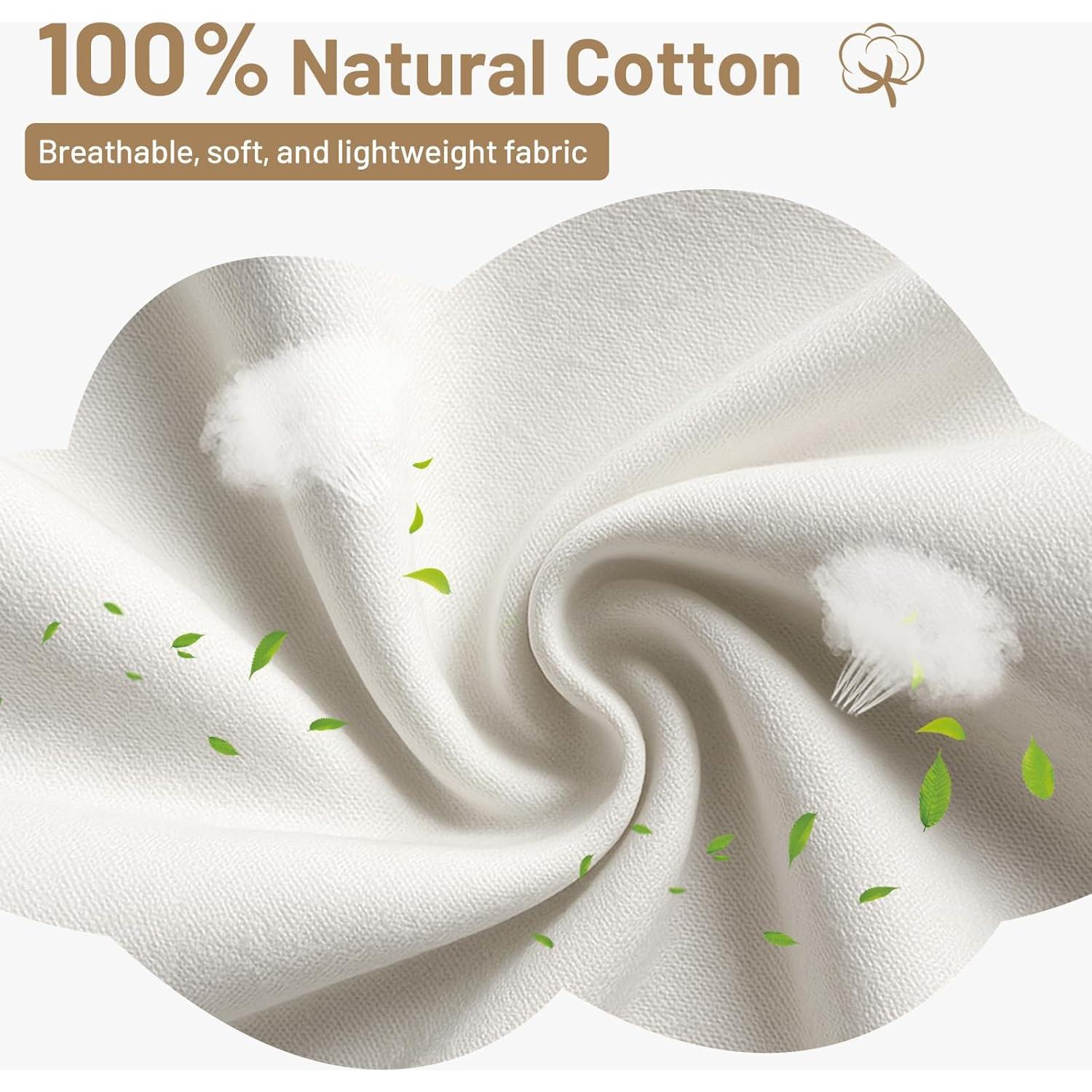 Bolsa de Ropa de Algodón MISSLO 60" para Vestidos y Abrigos