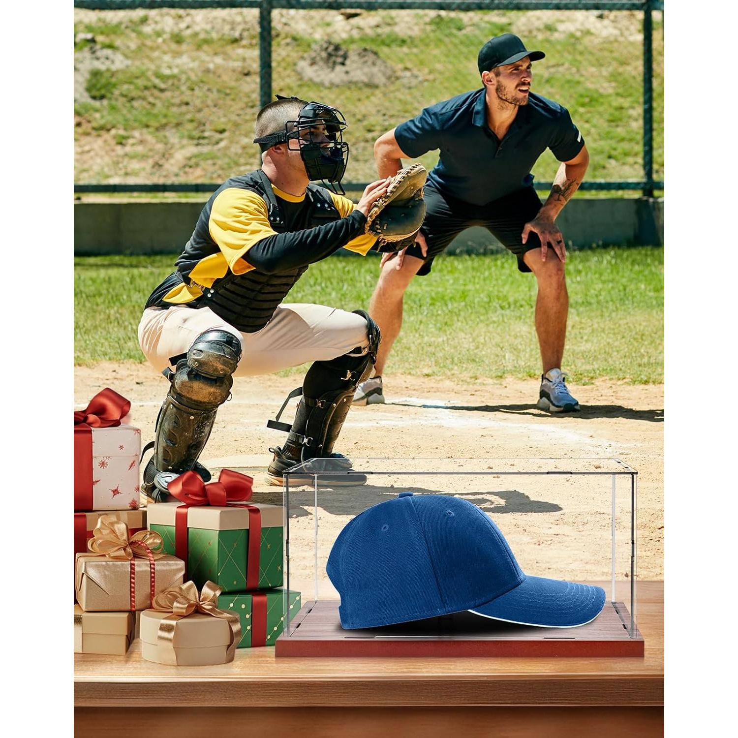 Caja de Exhibición para Gorras de Béisbol Acrílica 30x20x15 cm
