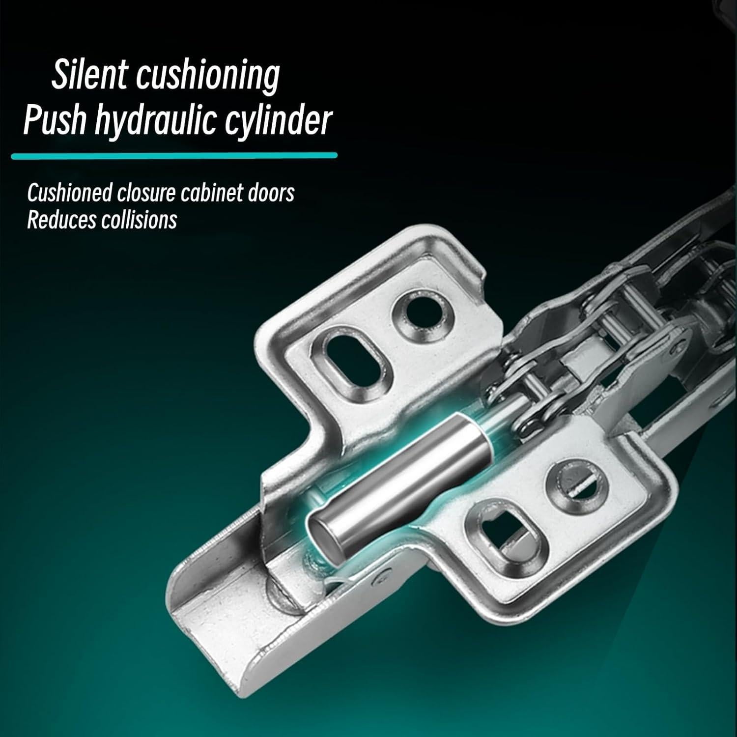 Bisagras de Cocina BADALU 175° Ajustables Ocultas 2 PCS