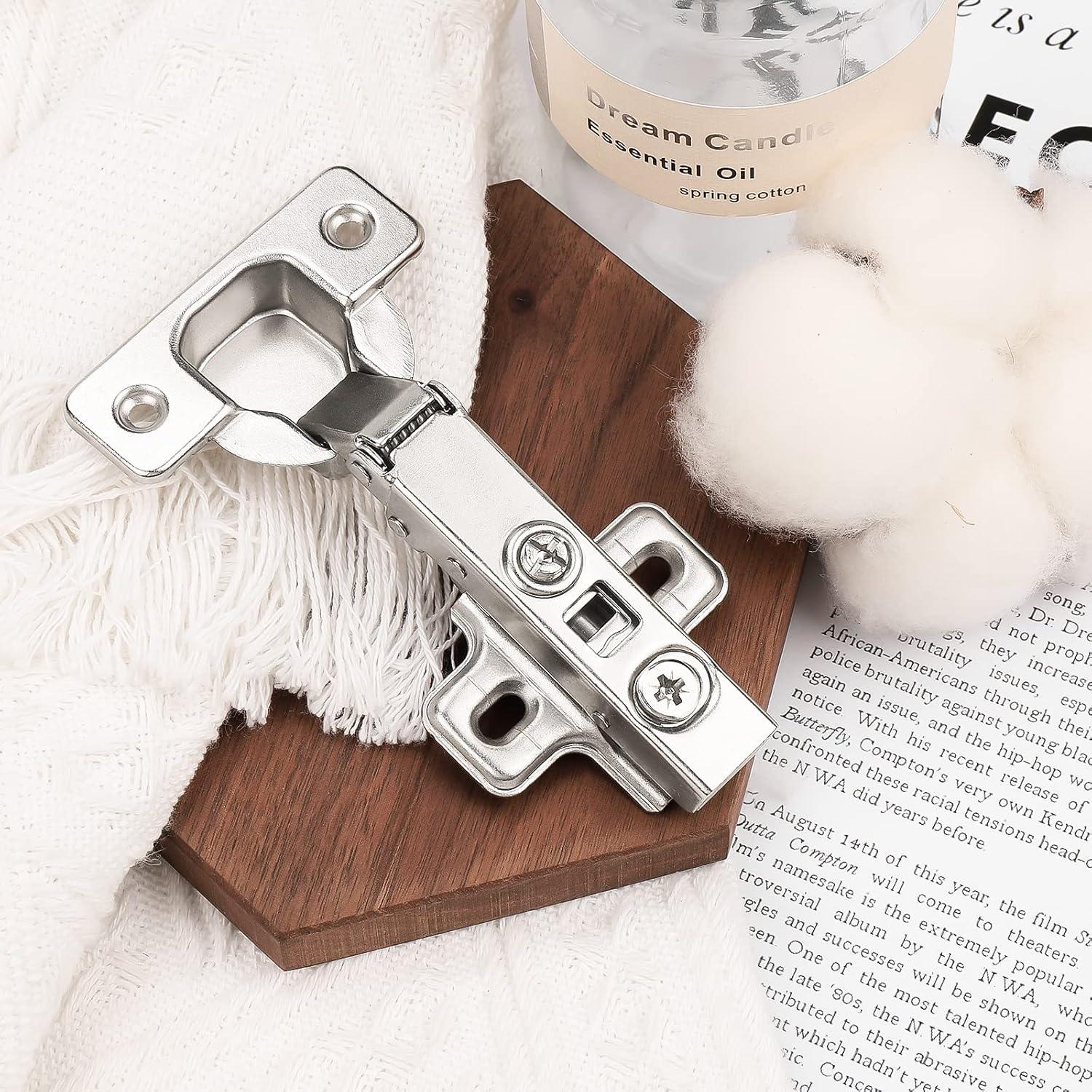 Bisagras Ocultas de Cierre Suave Knobelite 4 Pcs 105 Grados